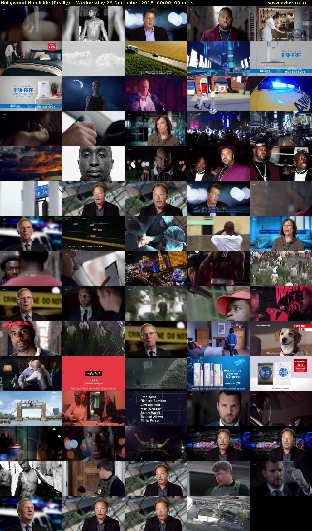 Hollywood Homicide (Really) Wednesday 26 December 2018 00:00 - 01:00