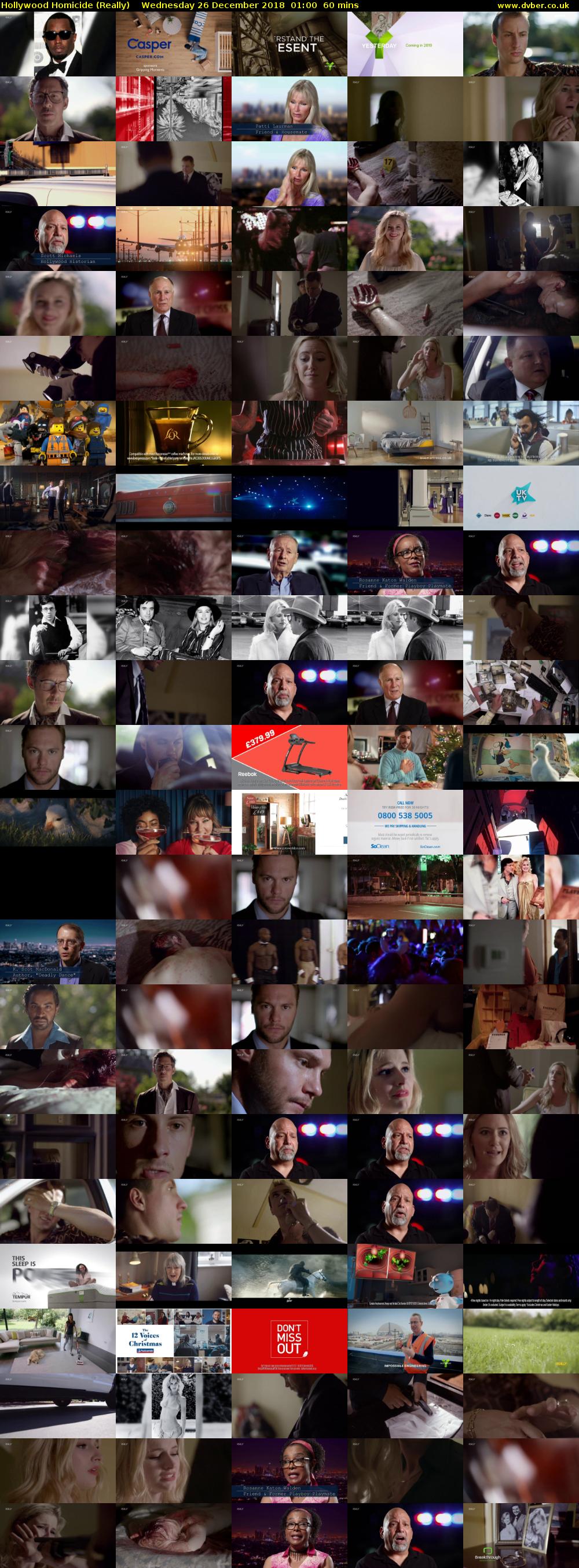 Hollywood Homicide (Really) Wednesday 26 December 2018 01:00 - 02:00