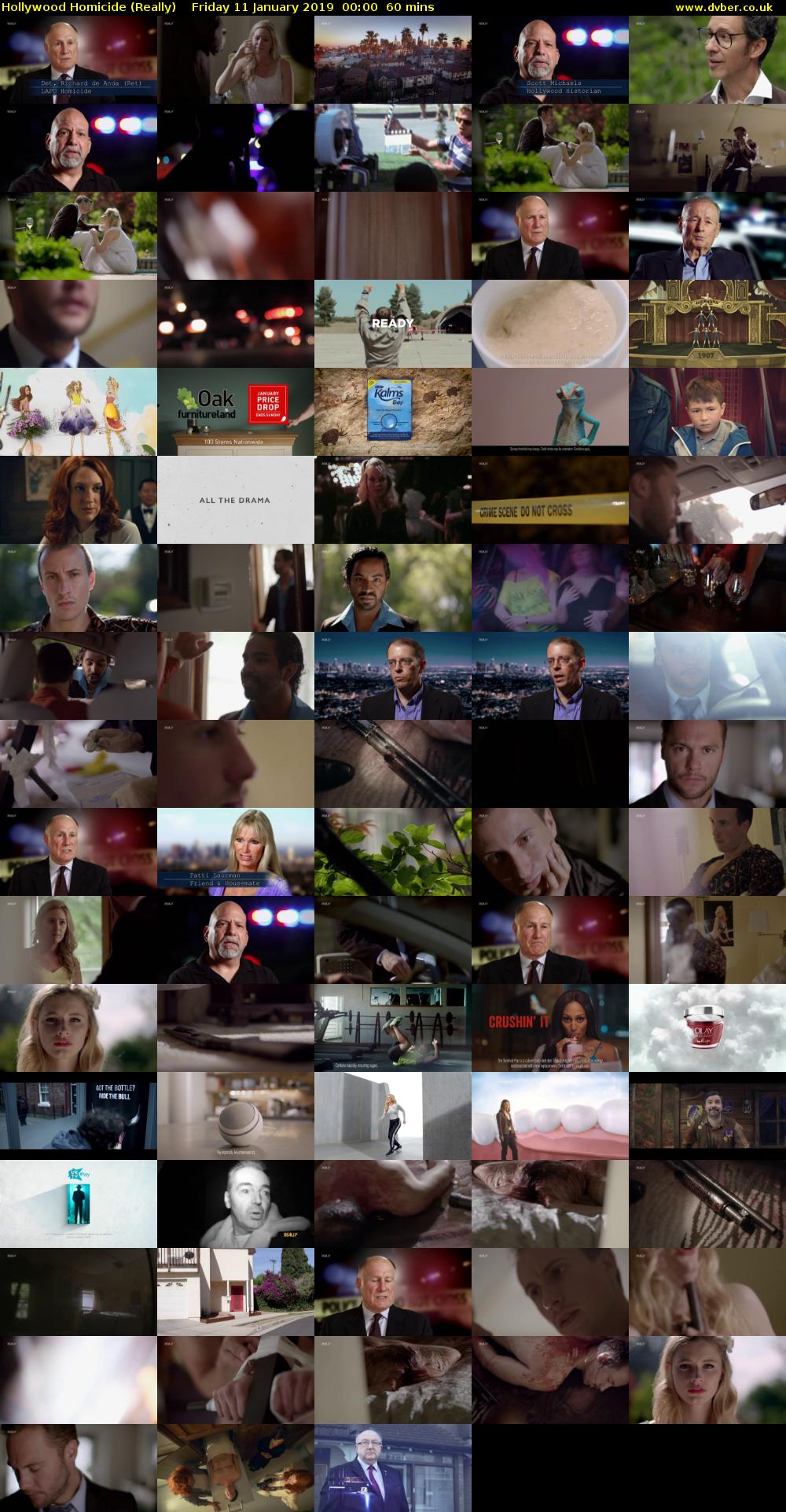 Hollywood Homicide (Really) Friday 11 January 2019 00:00 - 01:00