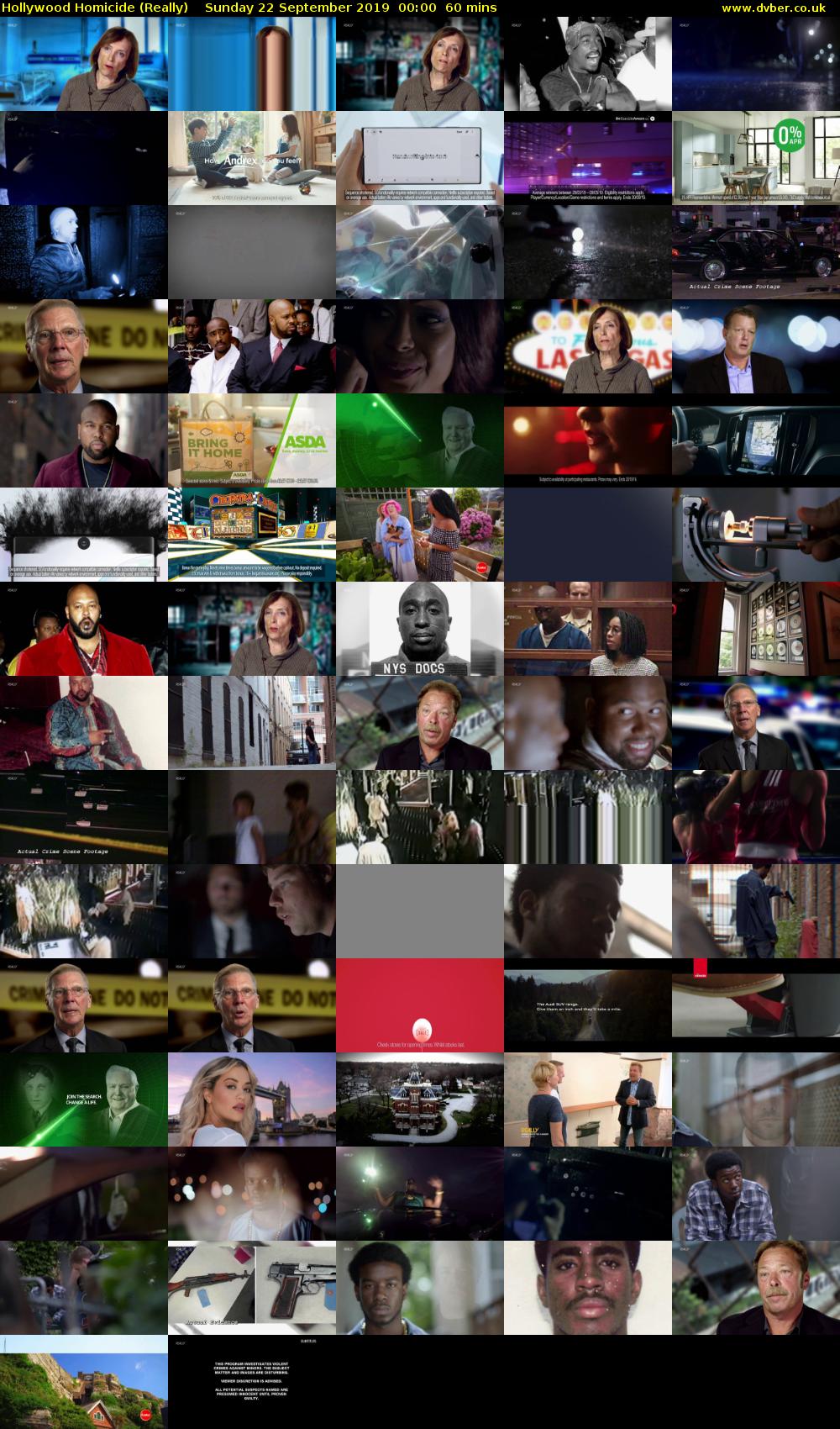 Hollywood Homicide (Really) Sunday 22 September 2019 00:00 - 01:00