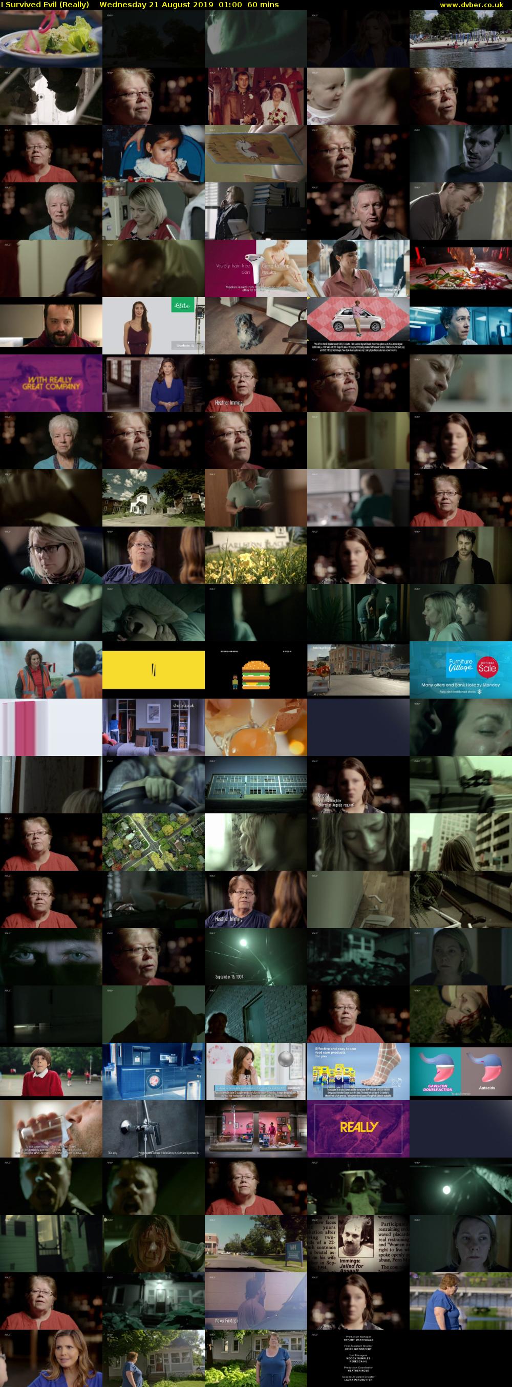 I Survived Evil (Really) Wednesday 21 August 2019 01:00 - 02:00