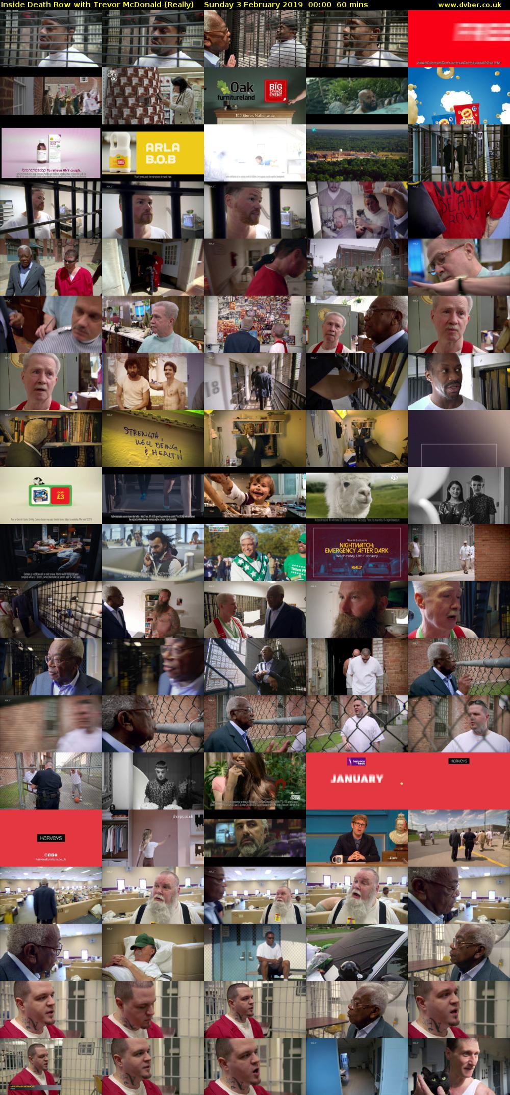 Inside Death Row with Trevor McDonald (Really) Sunday 3 February 2019 00:00 - 01:00