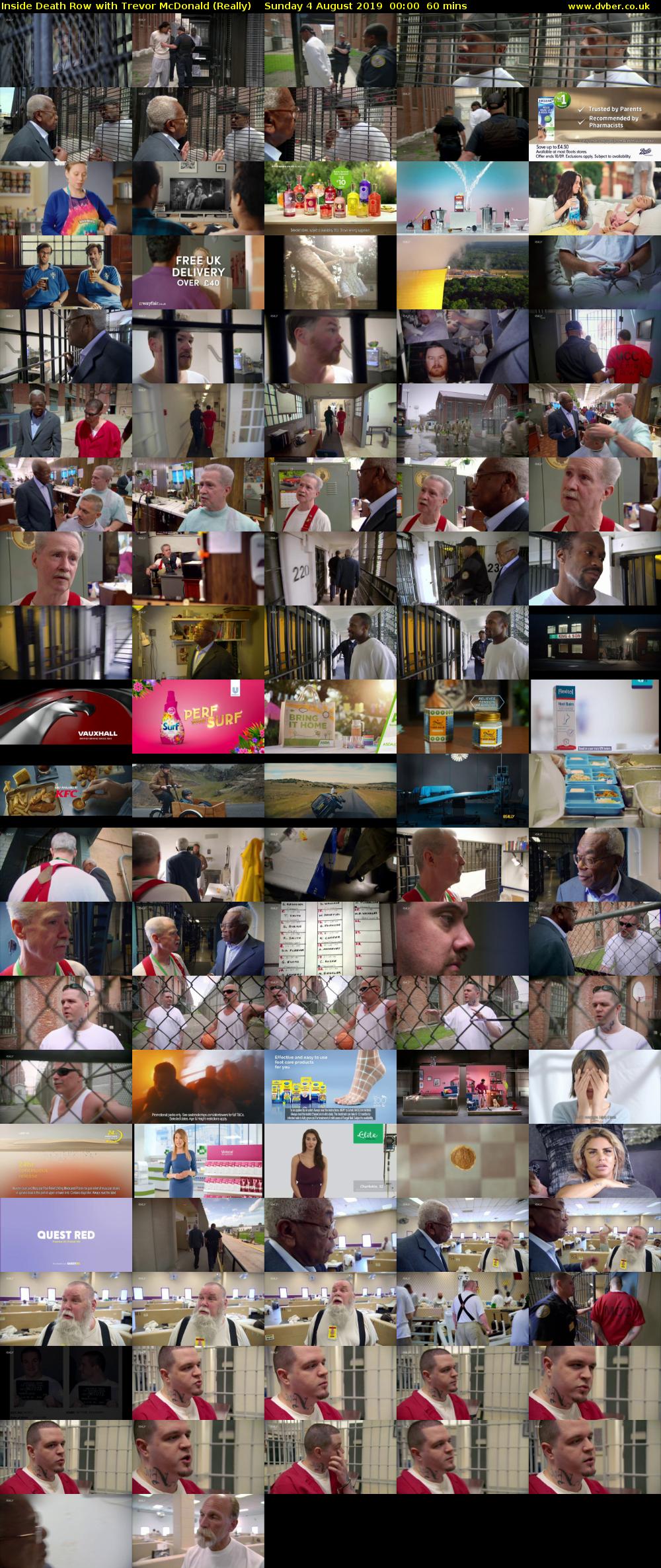 Inside Death Row with Trevor McDonald (Really) Sunday 4 August 2019 00:00 - 01:00