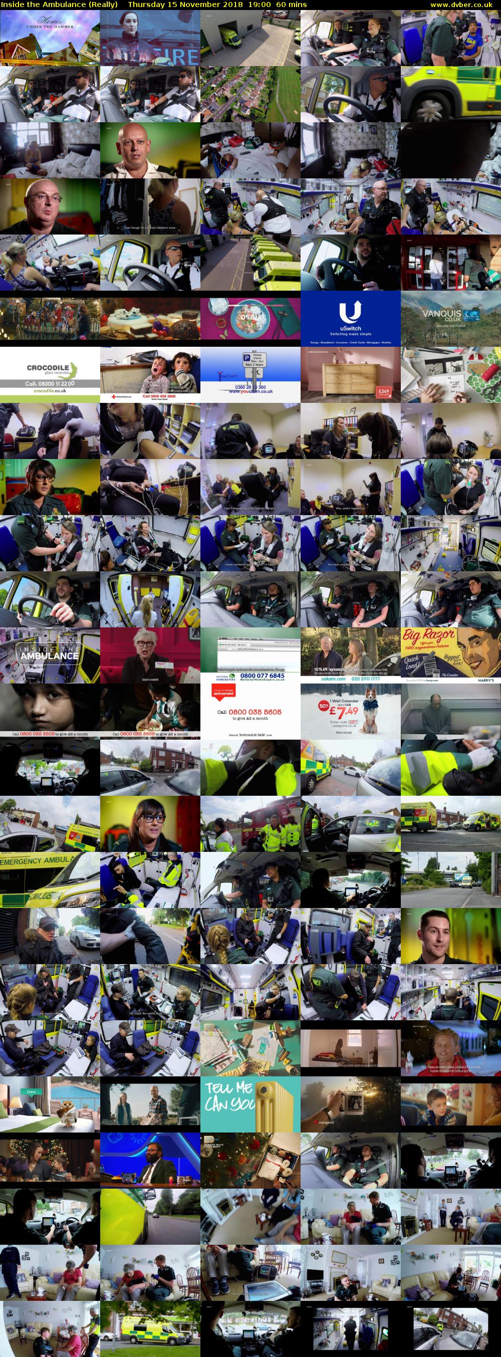 Inside the Ambulance (Really) Thursday 15 November 2018 19:00 - 20:00