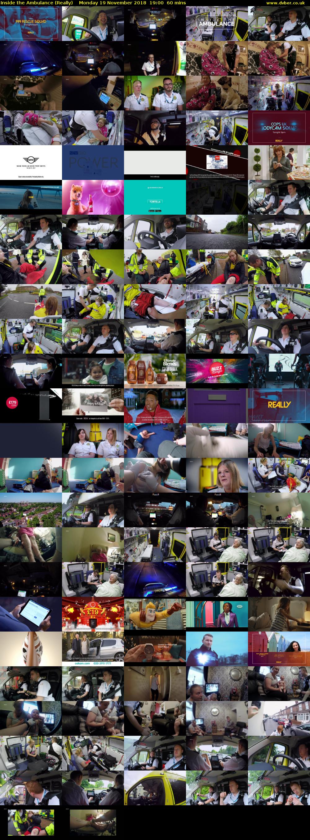 Inside the Ambulance (Really) Monday 19 November 2018 19:00 - 20:00