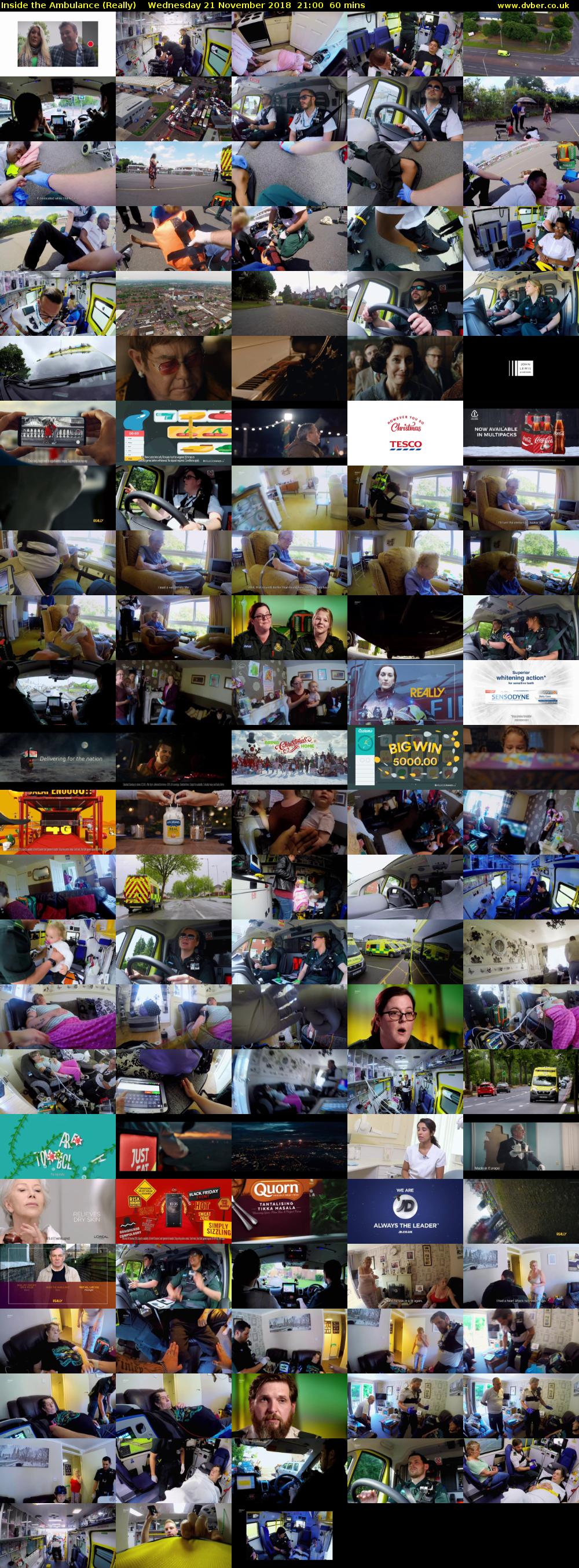 Inside the Ambulance (Really) Wednesday 21 November 2018 21:00 - 22:00