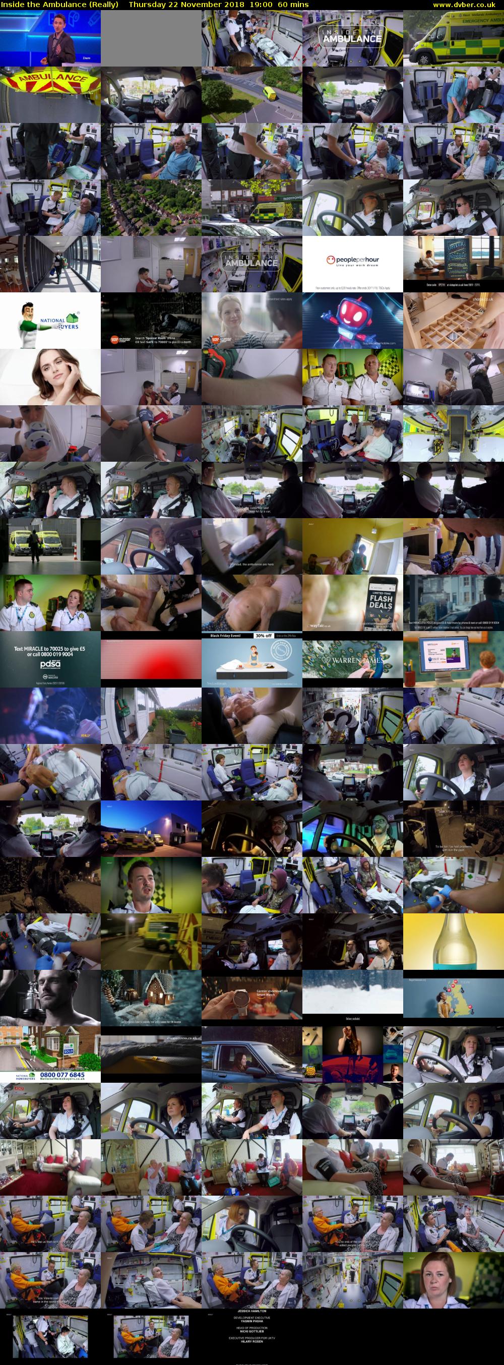 Inside the Ambulance (Really) Thursday 22 November 2018 19:00 - 20:00