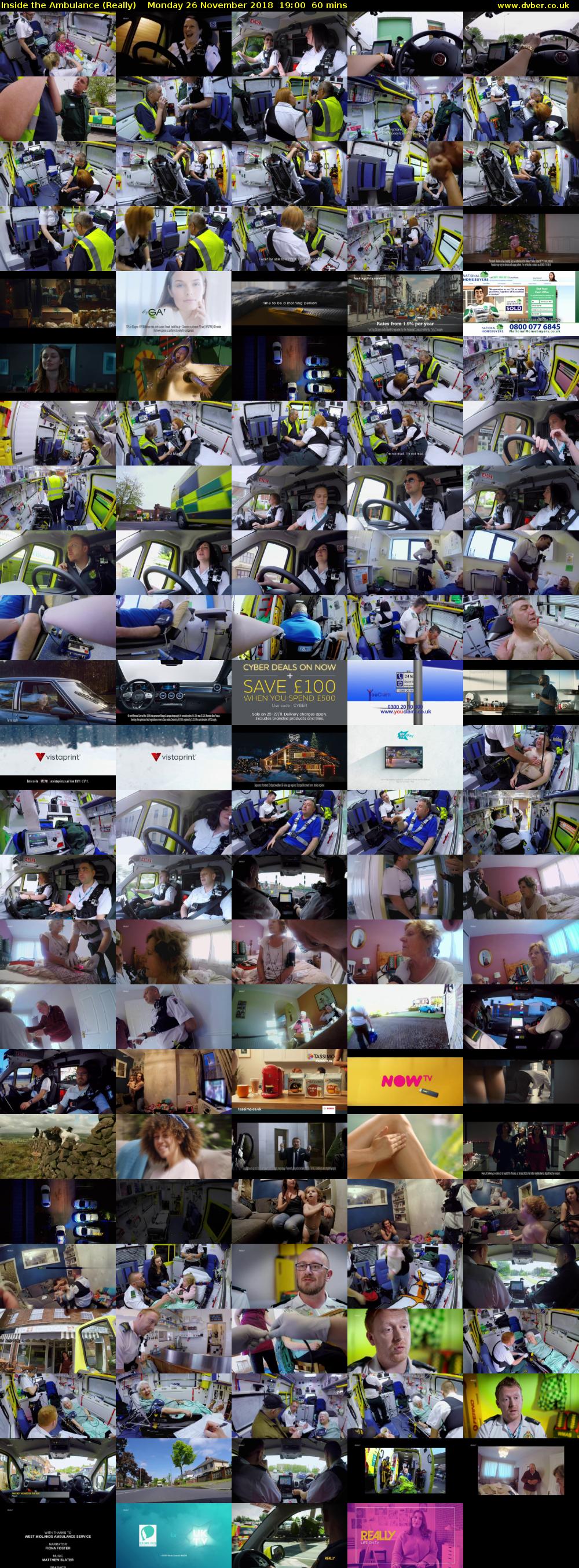 Inside the Ambulance (Really) Monday 26 November 2018 19:00 - 20:00