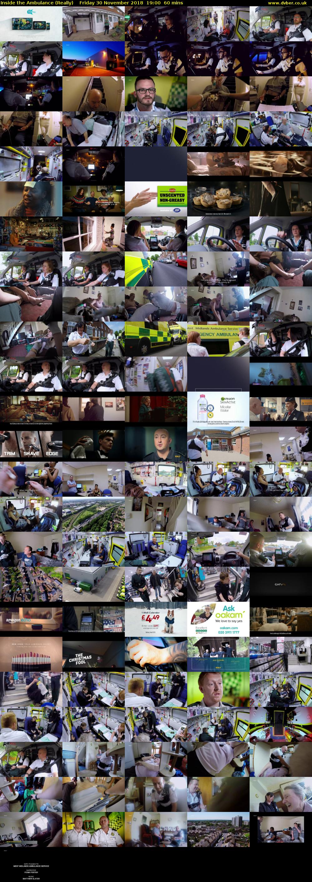 Inside the Ambulance (Really) Friday 30 November 2018 19:00 - 20:00