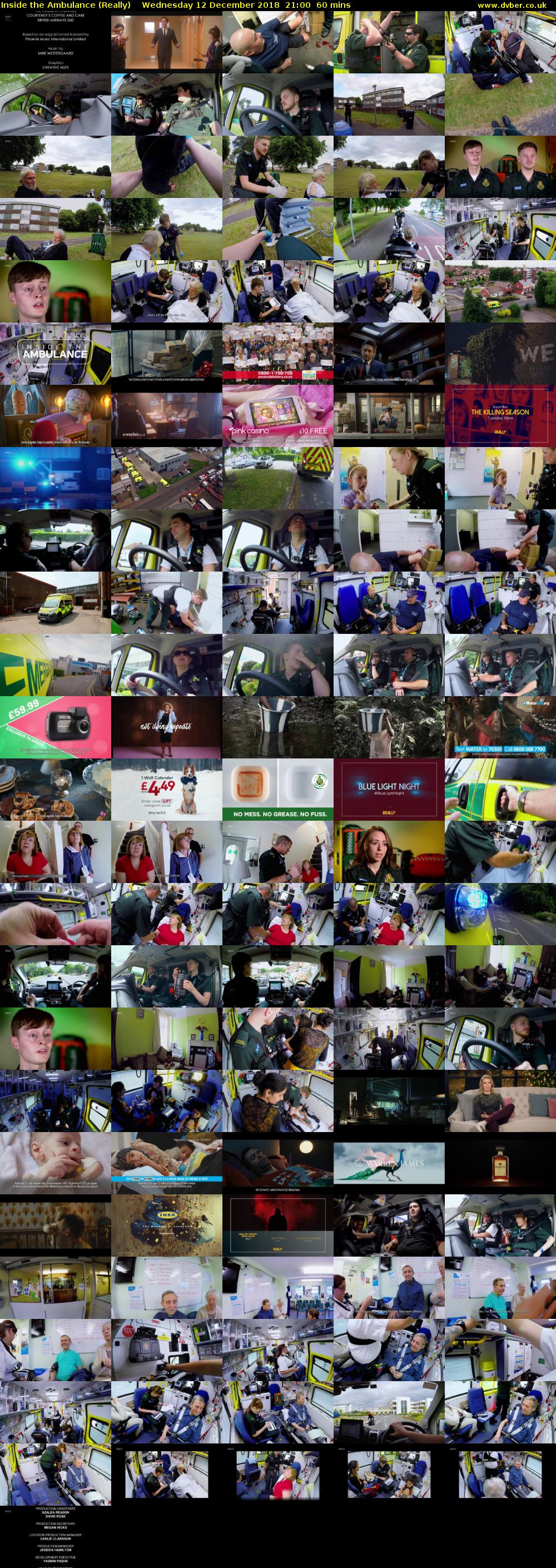 Inside the Ambulance (Really) Wednesday 12 December 2018 21:00 - 22:00