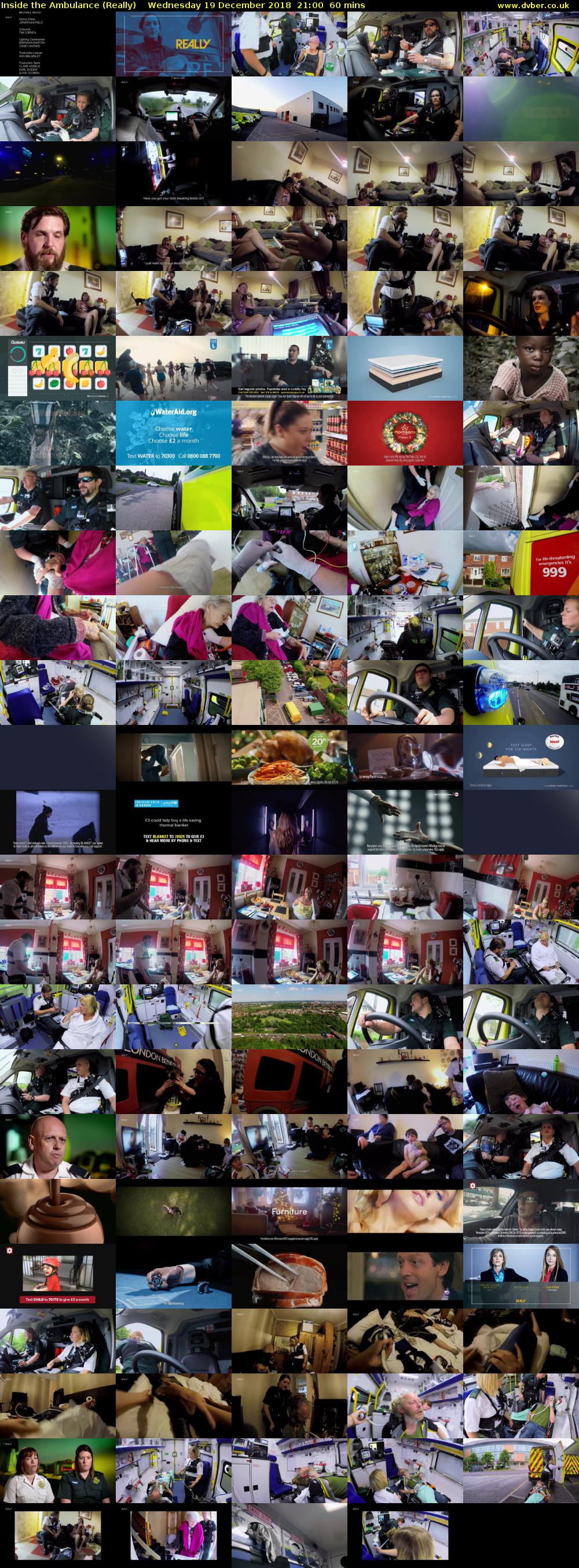 Inside the Ambulance (Really) Wednesday 19 December 2018 21:00 - 22:00
