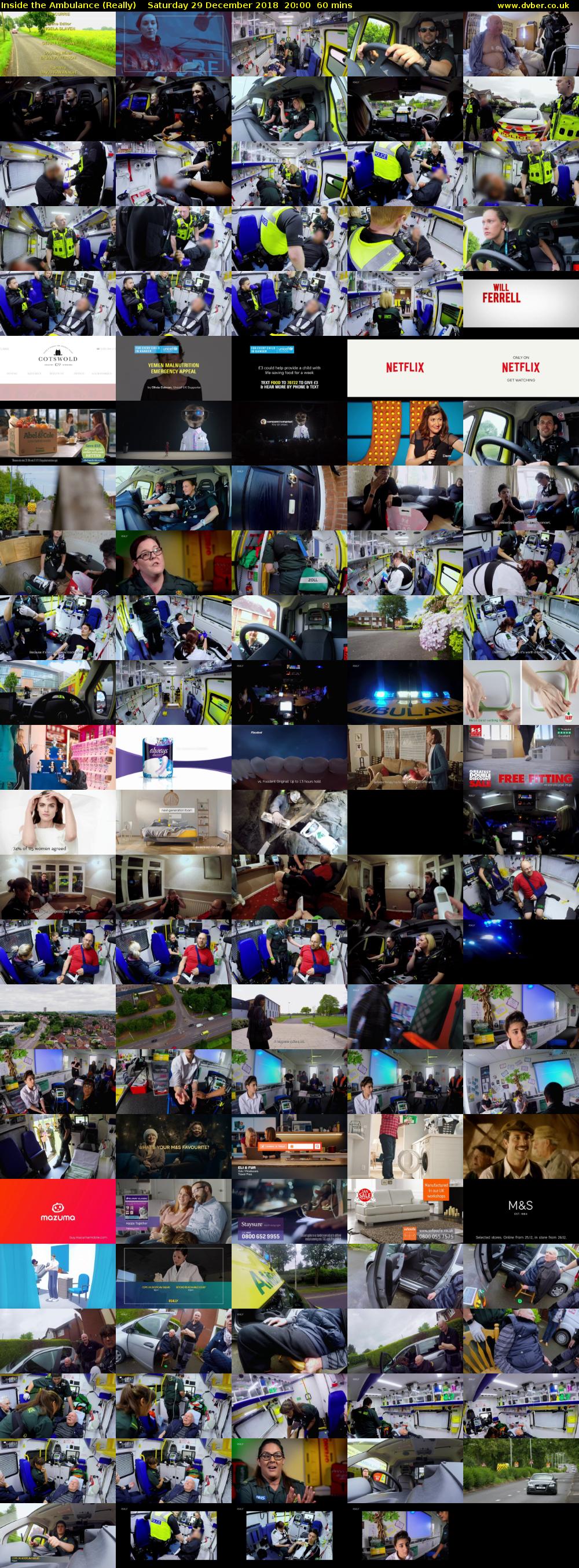 Inside the Ambulance (Really) Saturday 29 December 2018 20:00 - 21:00