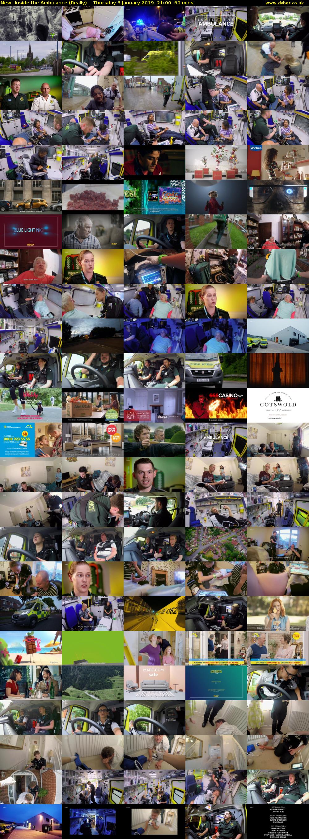 Inside the Ambulance (Really) Thursday 3 January 2019 21:00 - 22:00