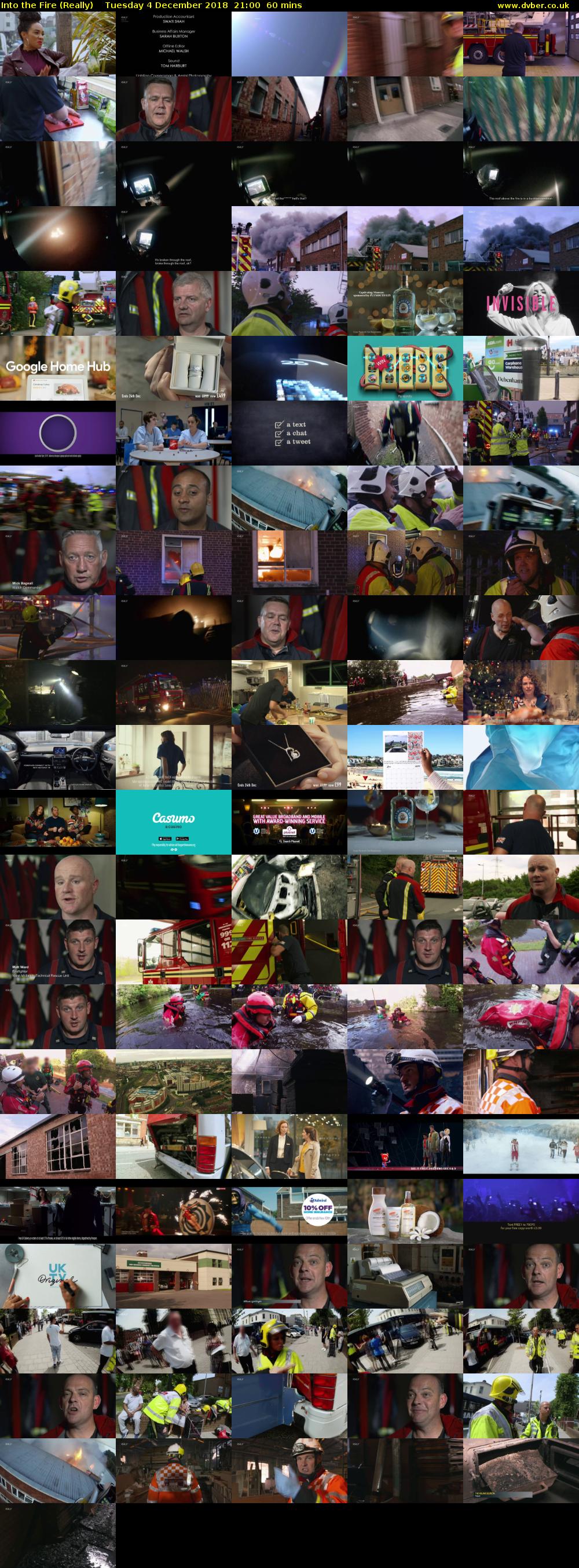 Into the Fire (Really) Tuesday 4 December 2018 21:00 - 22:00