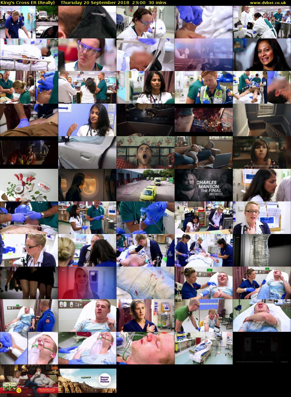 King's Cross ER (Really) Thursday 20 September 2018 23:00 - 23:30