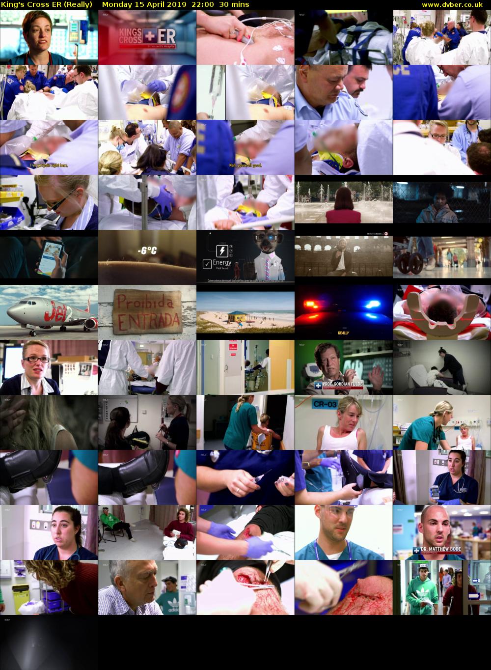 King's Cross ER (Really) Monday 15 April 2019 22:00 - 22:30