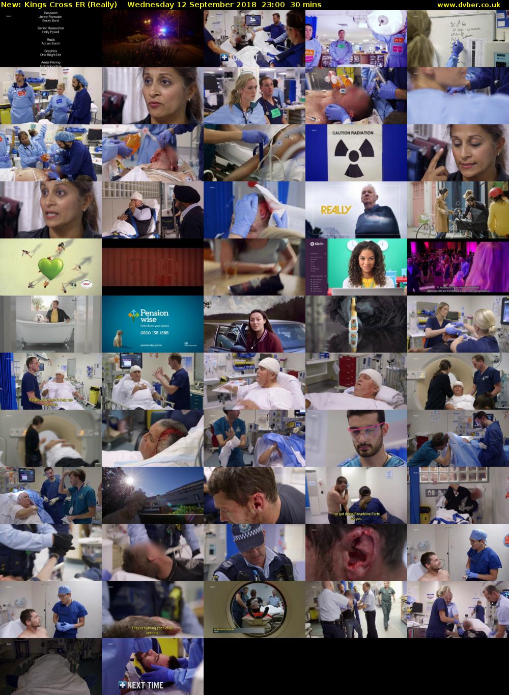 Kings Cross ER (Really) Wednesday 12 September 2018 23:00 - 23:30