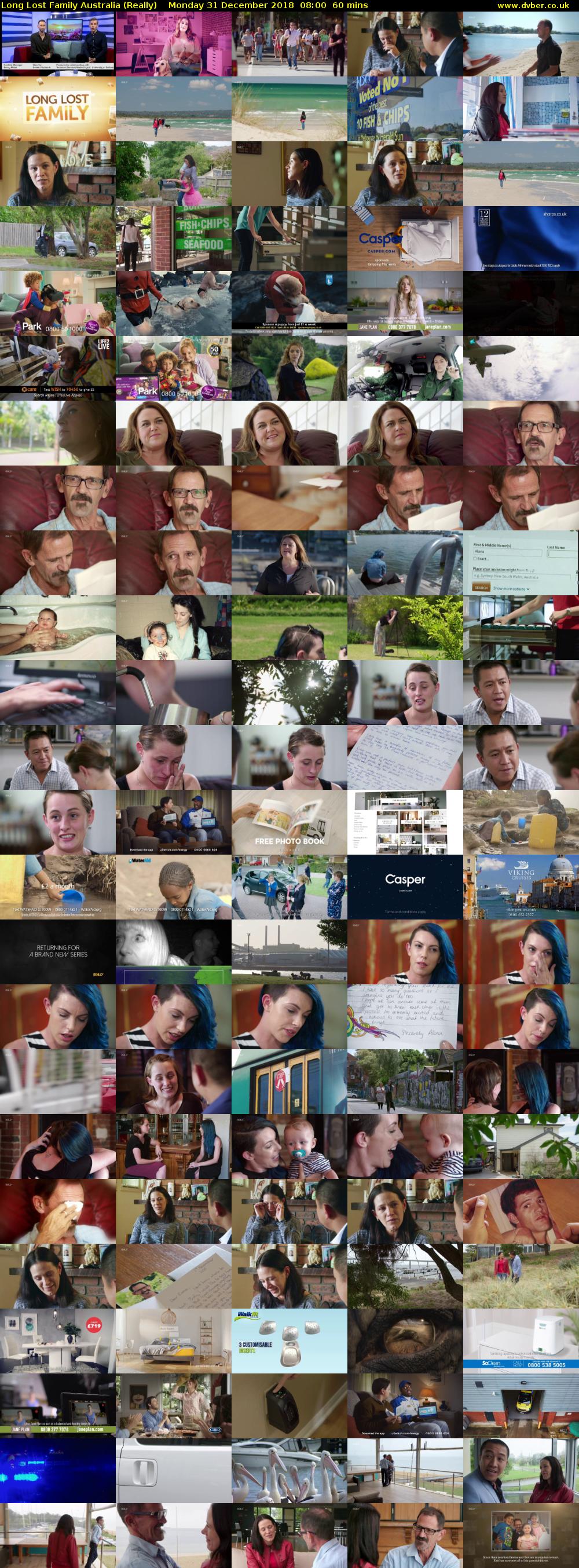 Long Lost Family Australia (Really) Monday 31 December 2018 08:00 - 09:00