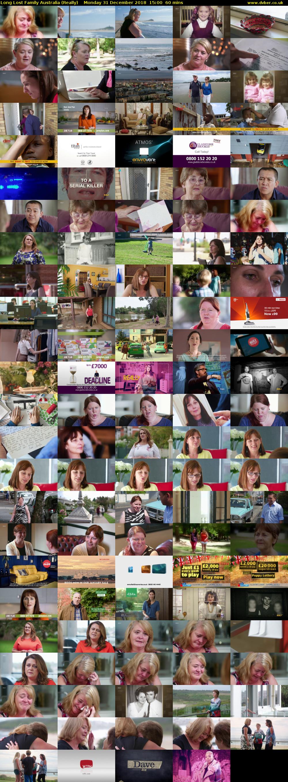 Long Lost Family Australia (Really) Monday 31 December 2018 15:00 - 16:00