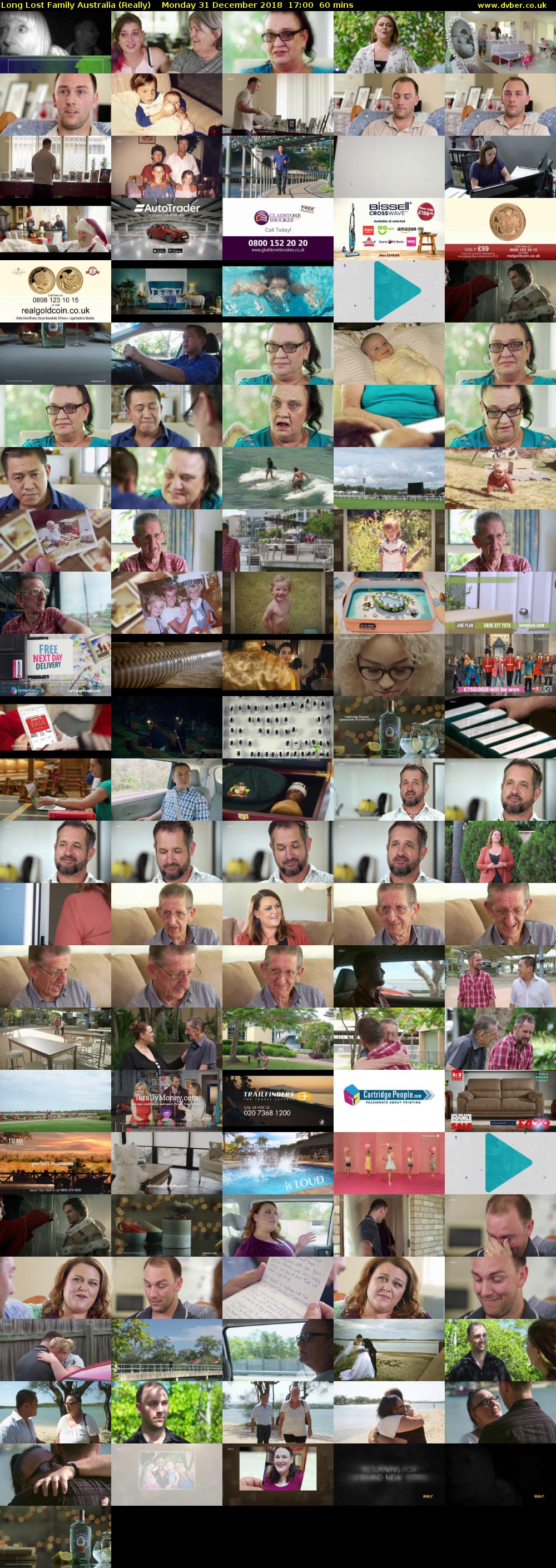 Long Lost Family Australia (Really) Monday 31 December 2018 17:00 - 18:00