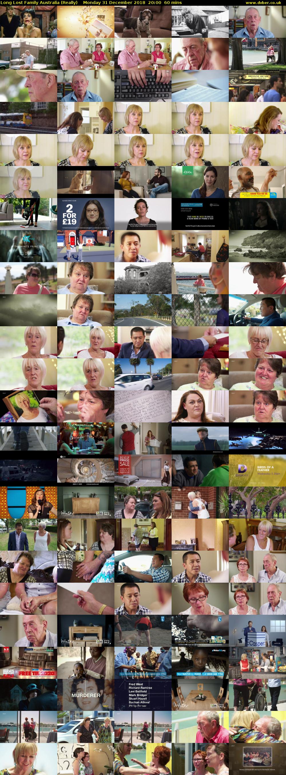 Long Lost Family Australia (Really) Monday 31 December 2018 20:00 - 21:00