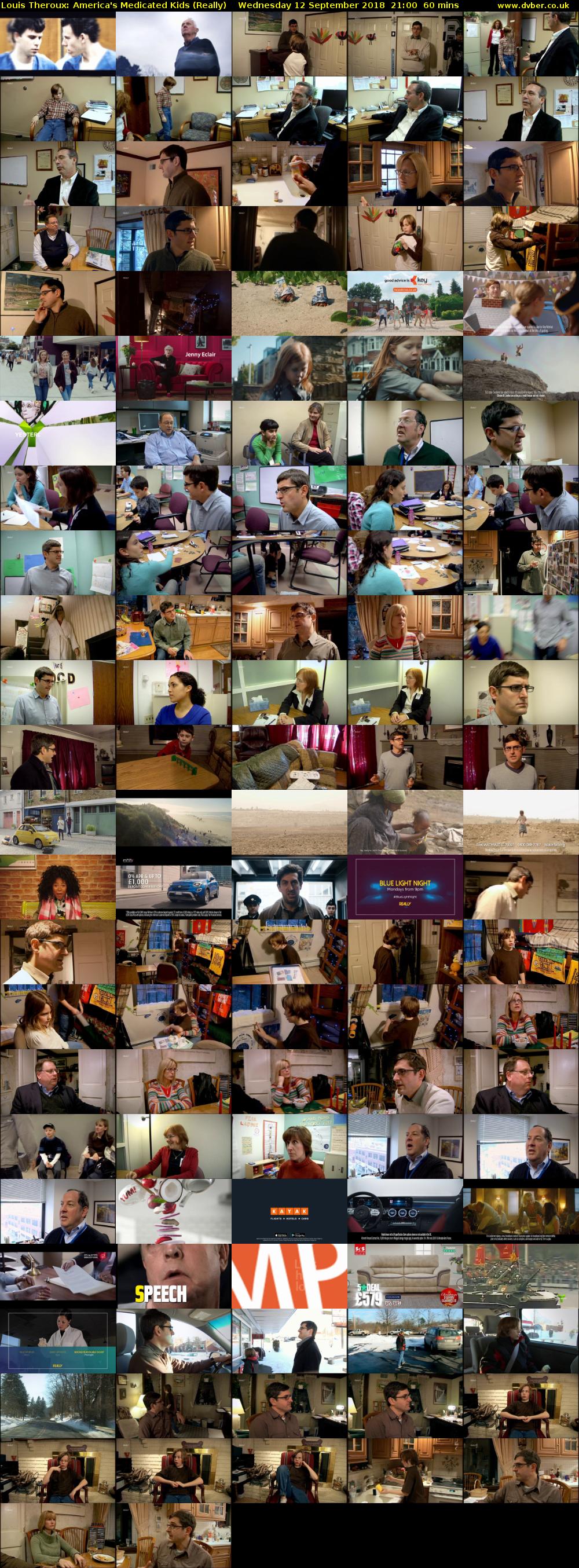 Louis Theroux: America's Medicated Kids (Really) Wednesday 12 September 2018 21:00 - 22:00