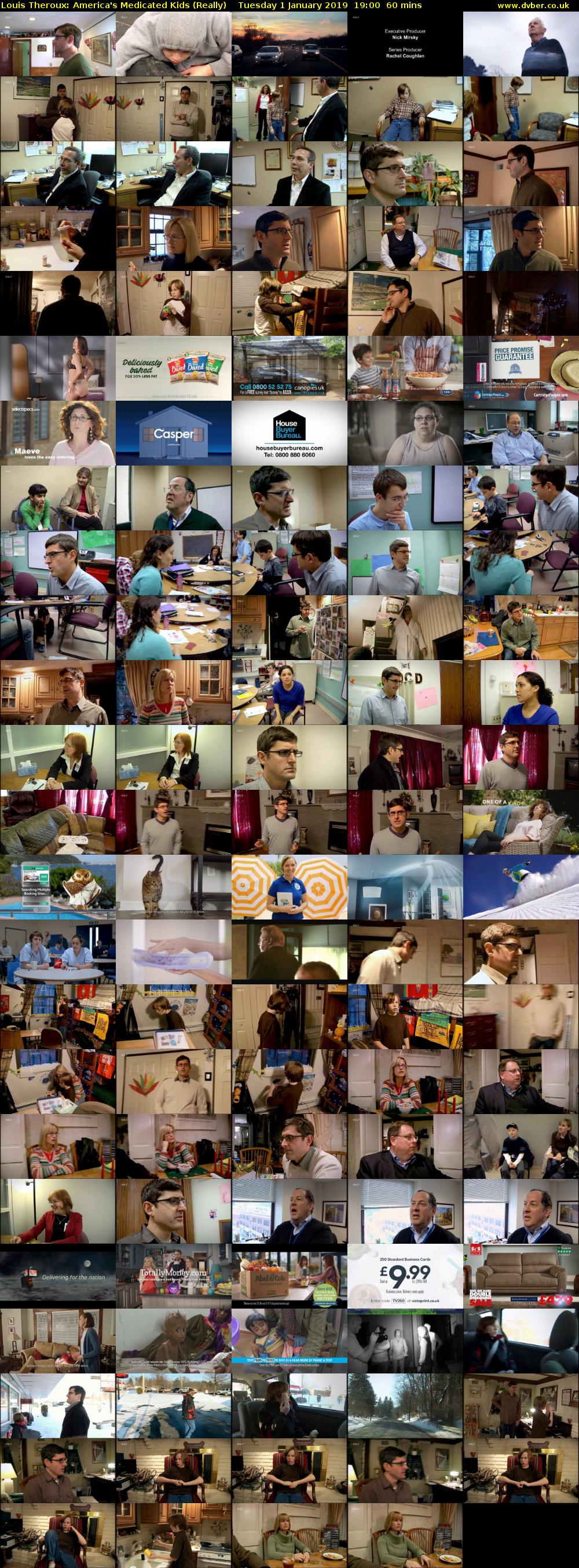 Louis Theroux: America's Medicated Kids (Really) Tuesday 1 January 2019 19:00 - 20:00