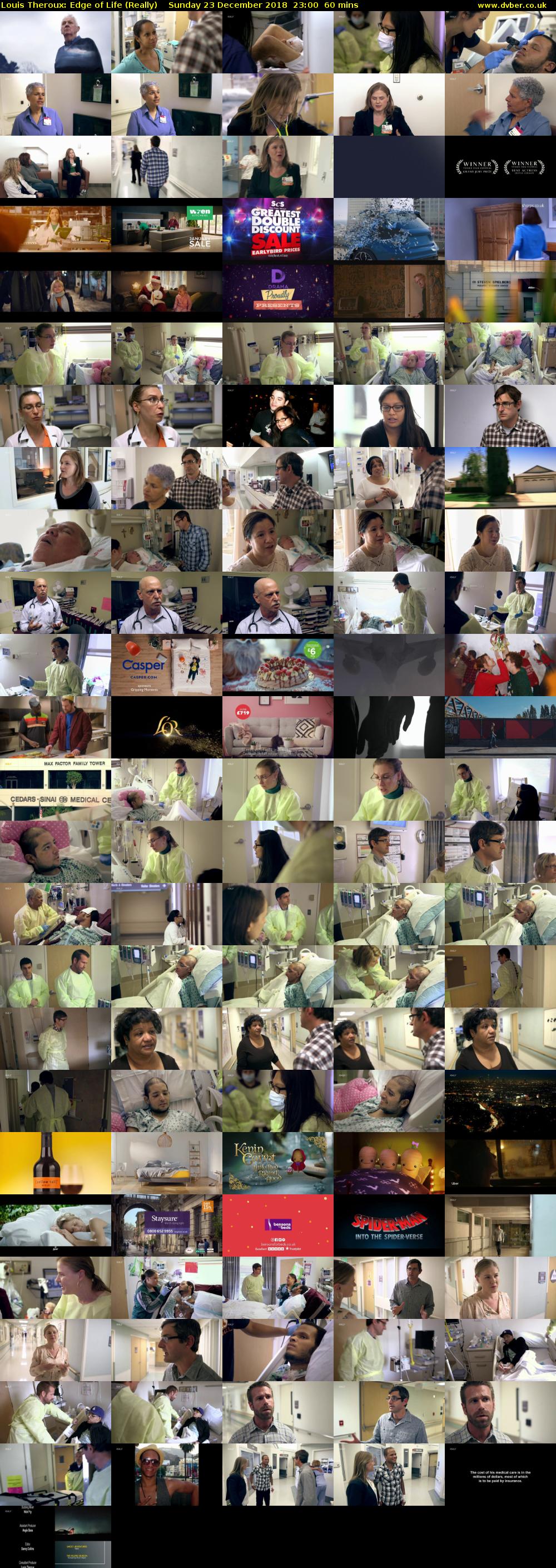 Louis Theroux: Edge of Life (Really) Sunday 23 December 2018 23:00 - 00:00