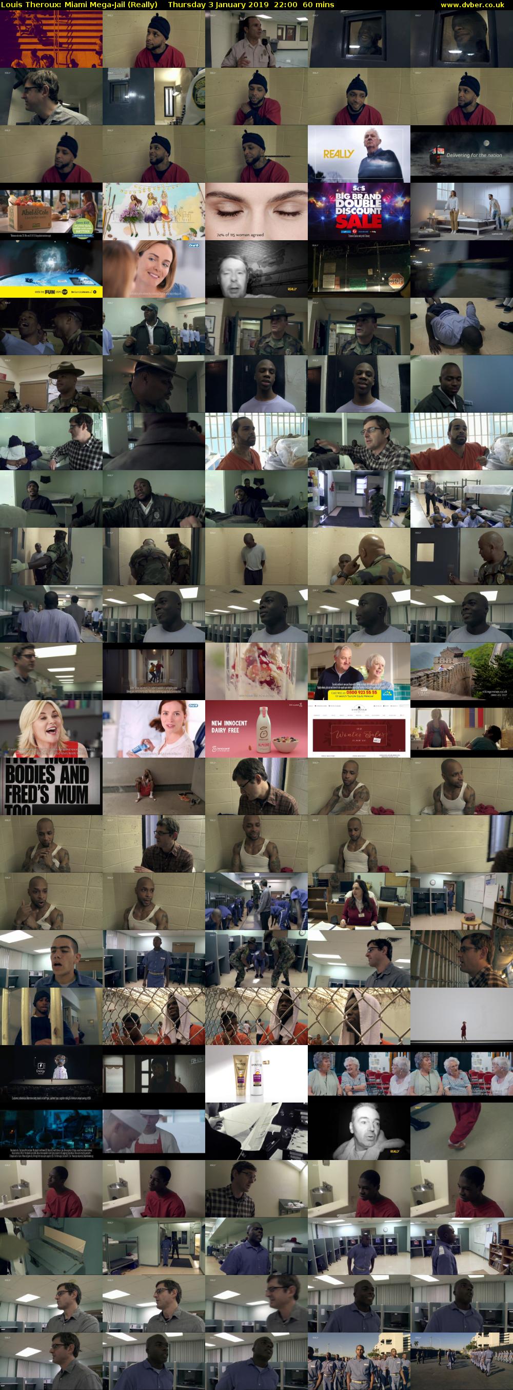 Louis Theroux: Miami Mega-Jail (Really) Thursday 3 January 2019 22:00 - 23:00