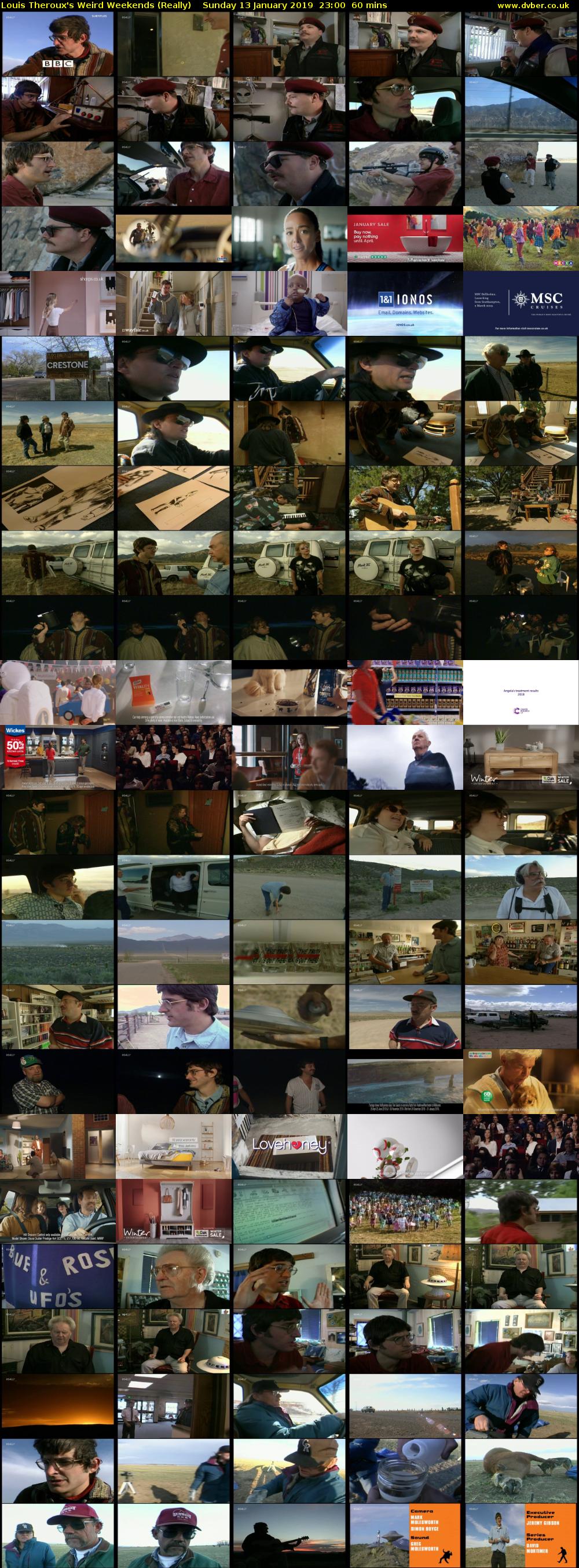 Louis Theroux's Weird Weekends (Really) Sunday 13 January 2019 23:00 - 00:00