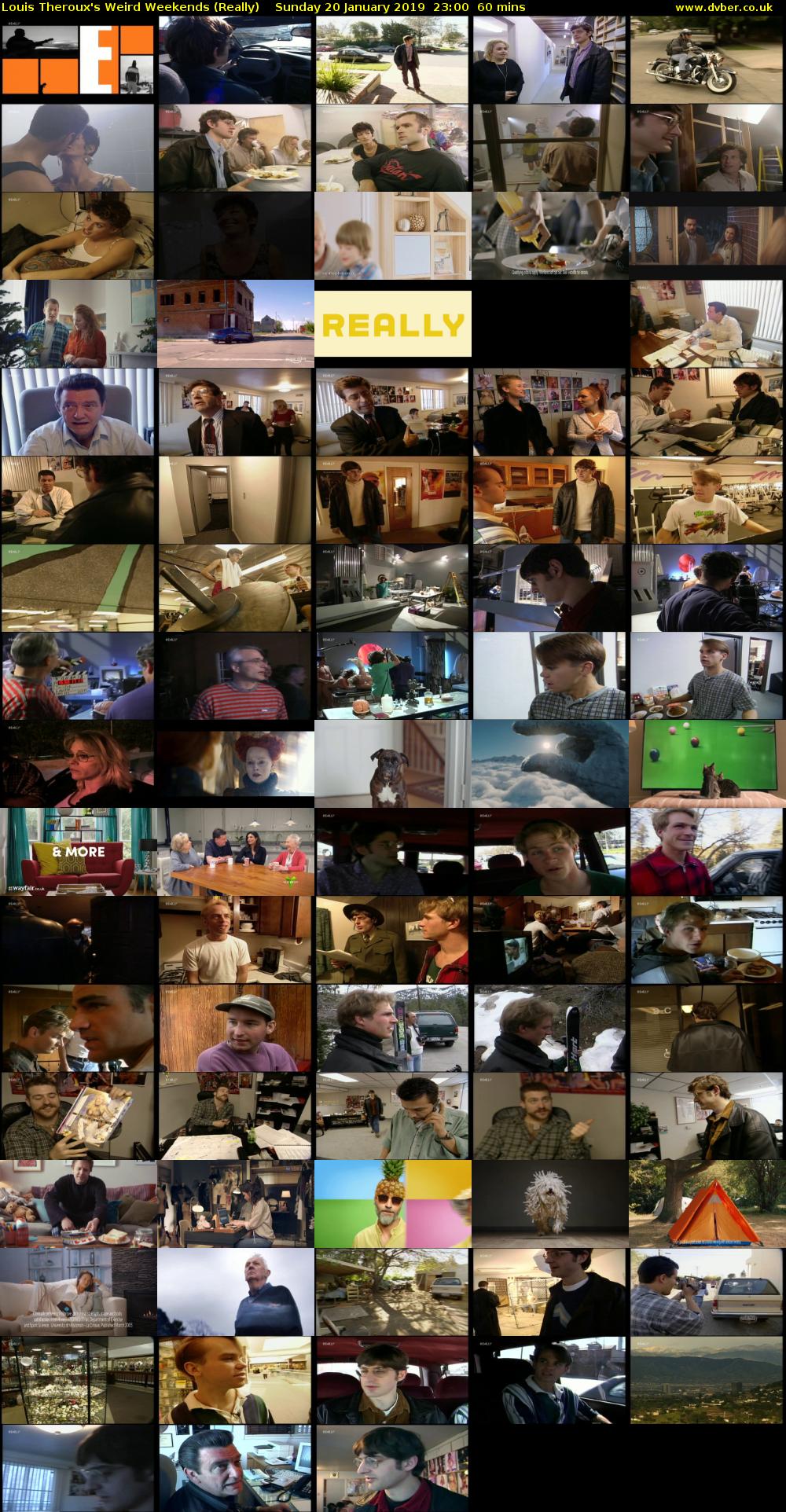 Louis Theroux's Weird Weekends (Really) Sunday 20 January 2019 23:00 - 00:00