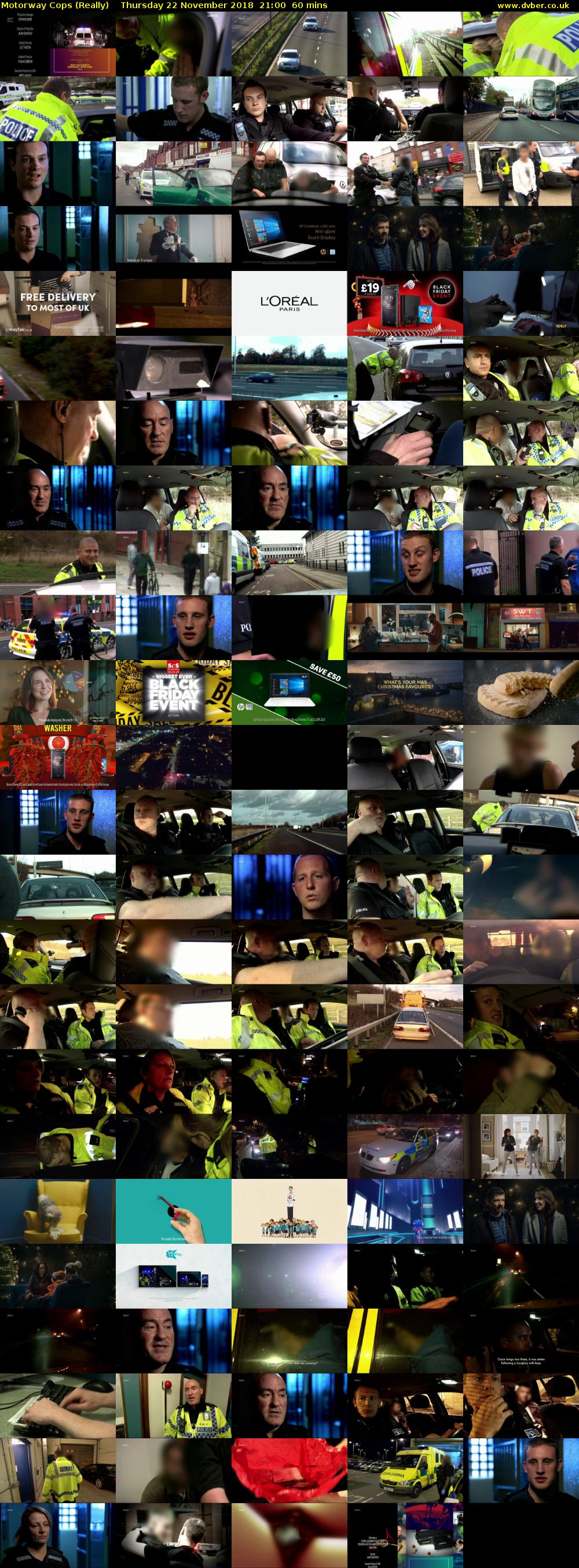Motorway Cops (Really) Thursday 22 November 2018 21:00 - 22:00