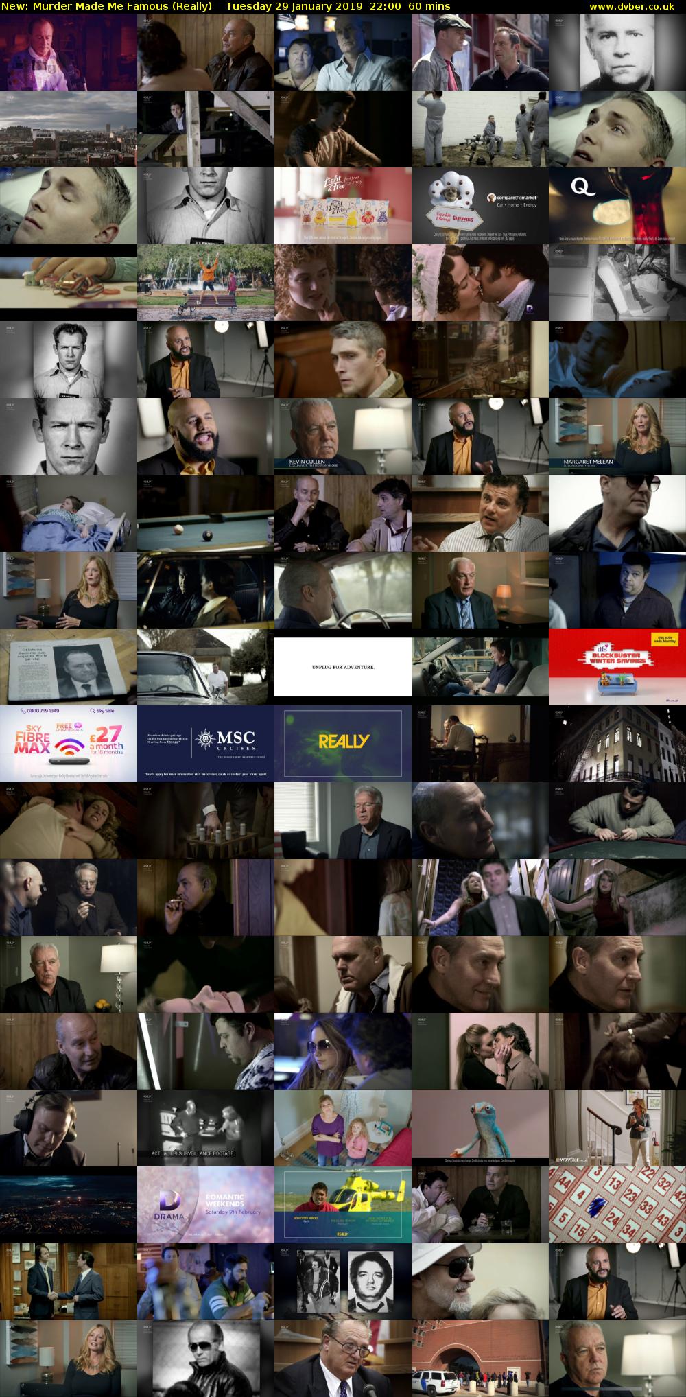 Murder Made Me Famous (Really) Tuesday 29 January 2019 22:00 - 23:00