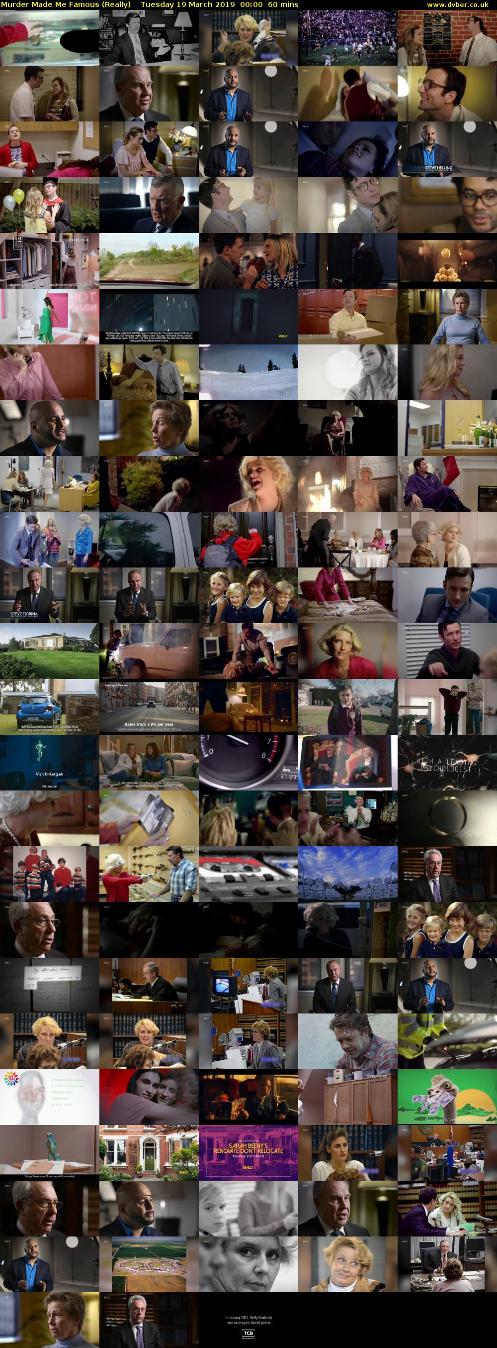 Murder Made Me Famous (Really) Tuesday 19 March 2019 00:00 - 01:00