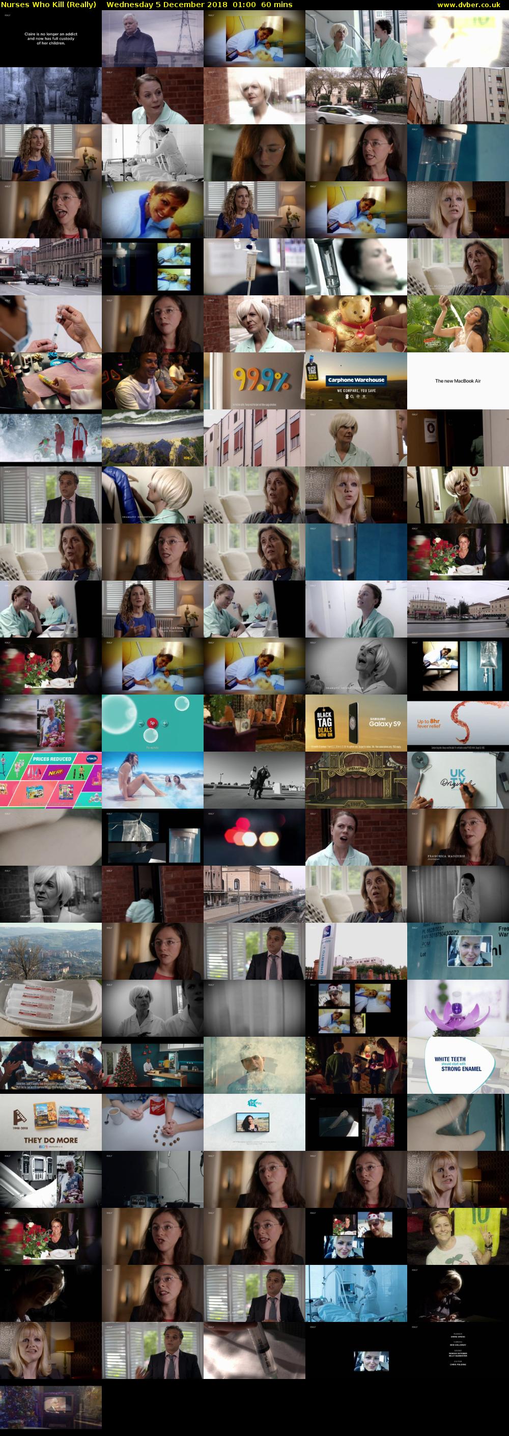 Nurses Who Kill (Really) Wednesday 5 December 2018 01:00 - 02:00