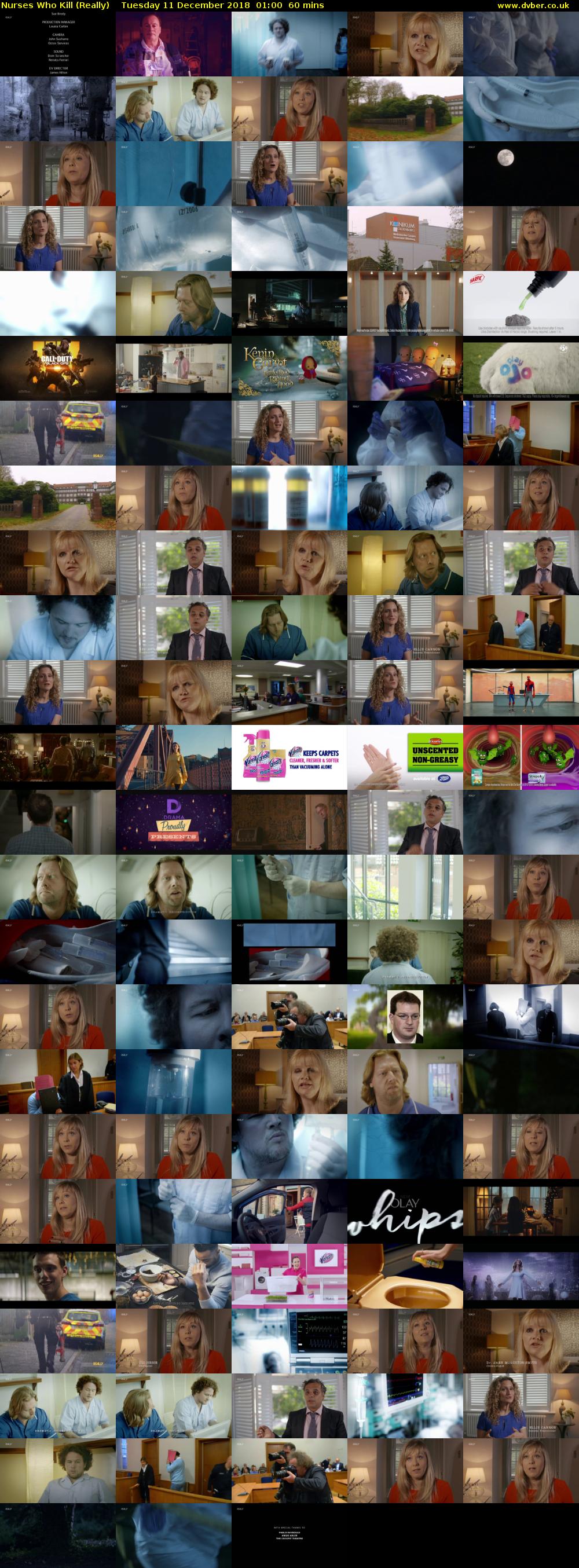 Nurses Who Kill (Really) Tuesday 11 December 2018 01:00 - 02:00