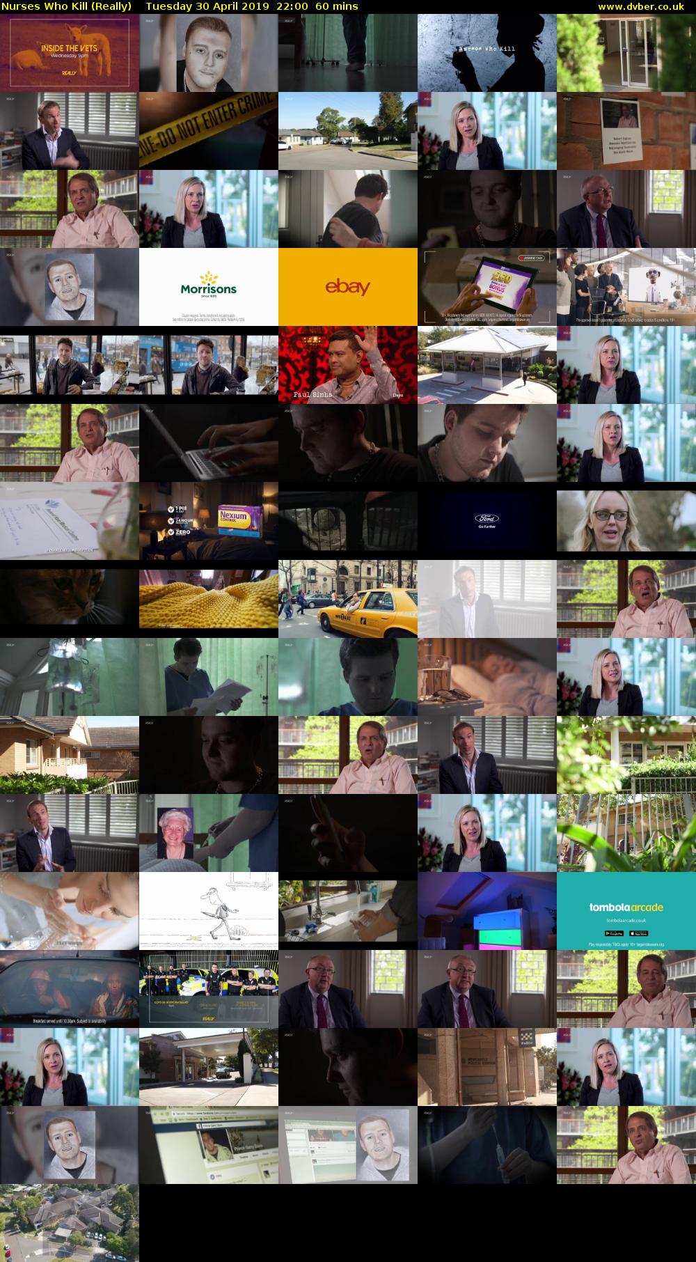 Nurses Who Kill (Really) Tuesday 30 April 2019 22:00 - 23:00