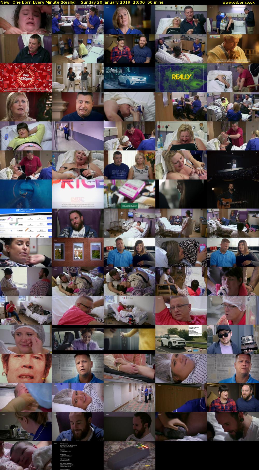 One Born Every Minute (Really) Sunday 20 January 2019 20:00 - 21:00