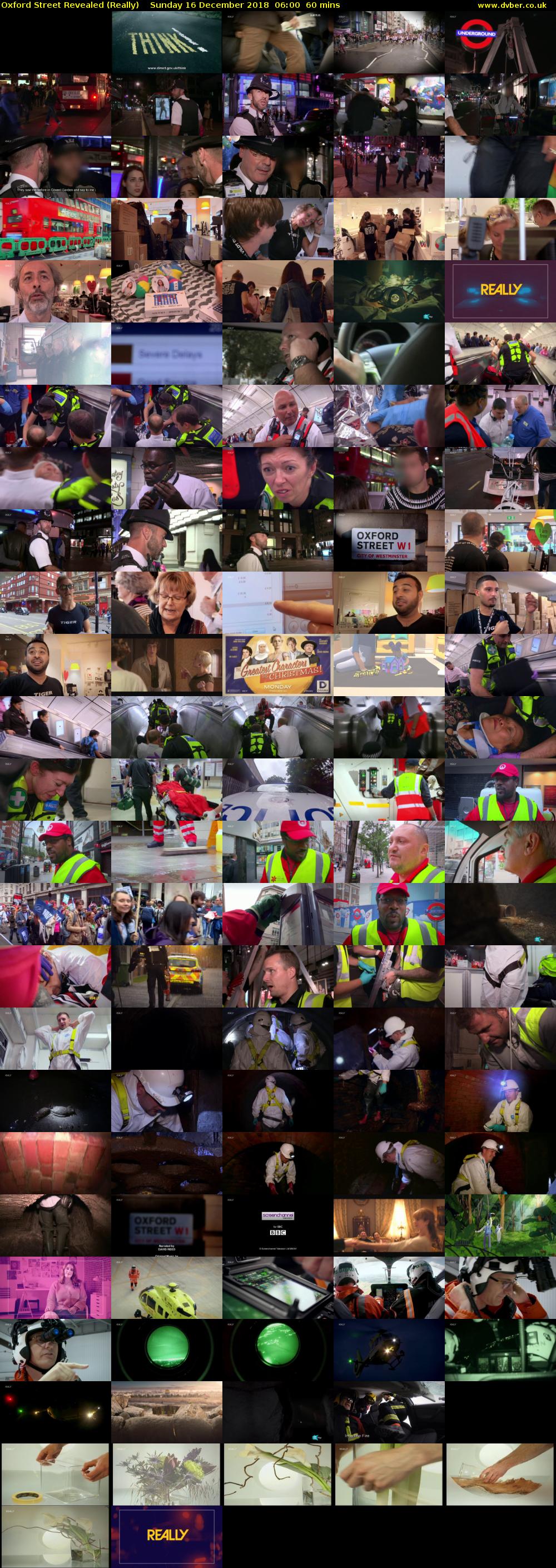 Oxford Street Revealed (Really) Sunday 16 December 2018 06:00 - 07:00