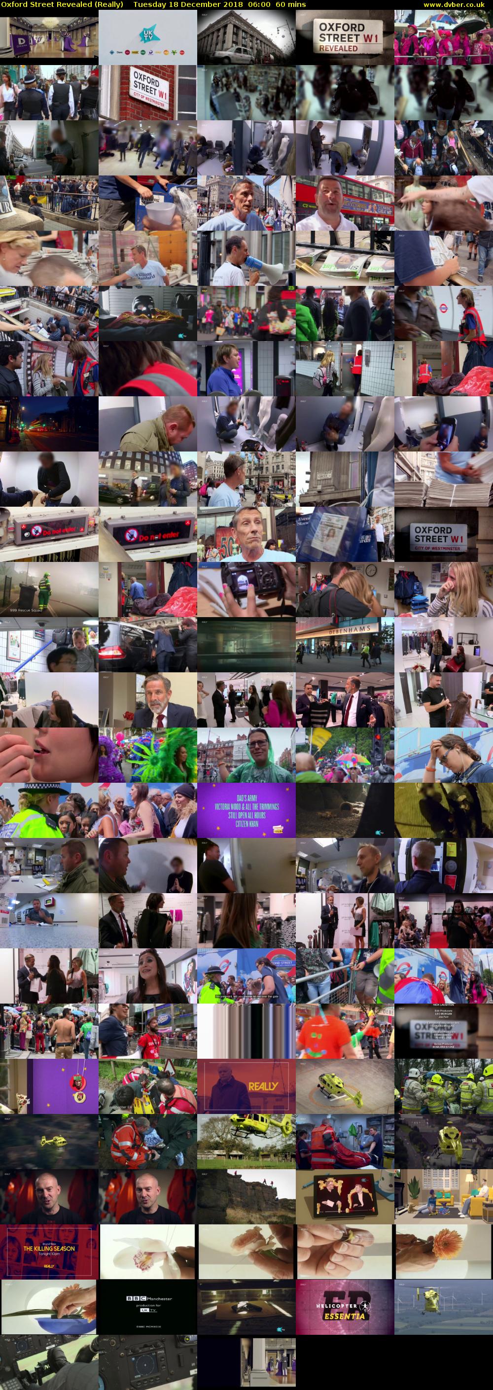 Oxford Street Revealed (Really) Tuesday 18 December 2018 06:00 - 07:00