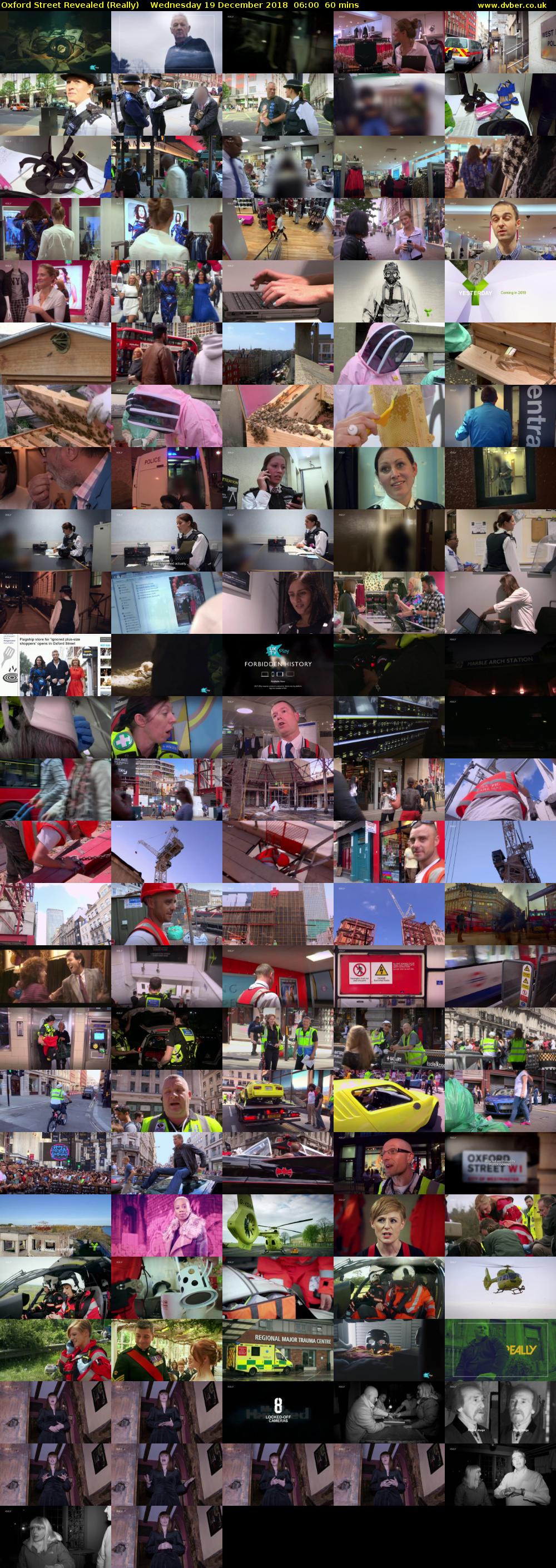 Oxford Street Revealed (Really) Wednesday 19 December 2018 06:00 - 07:00