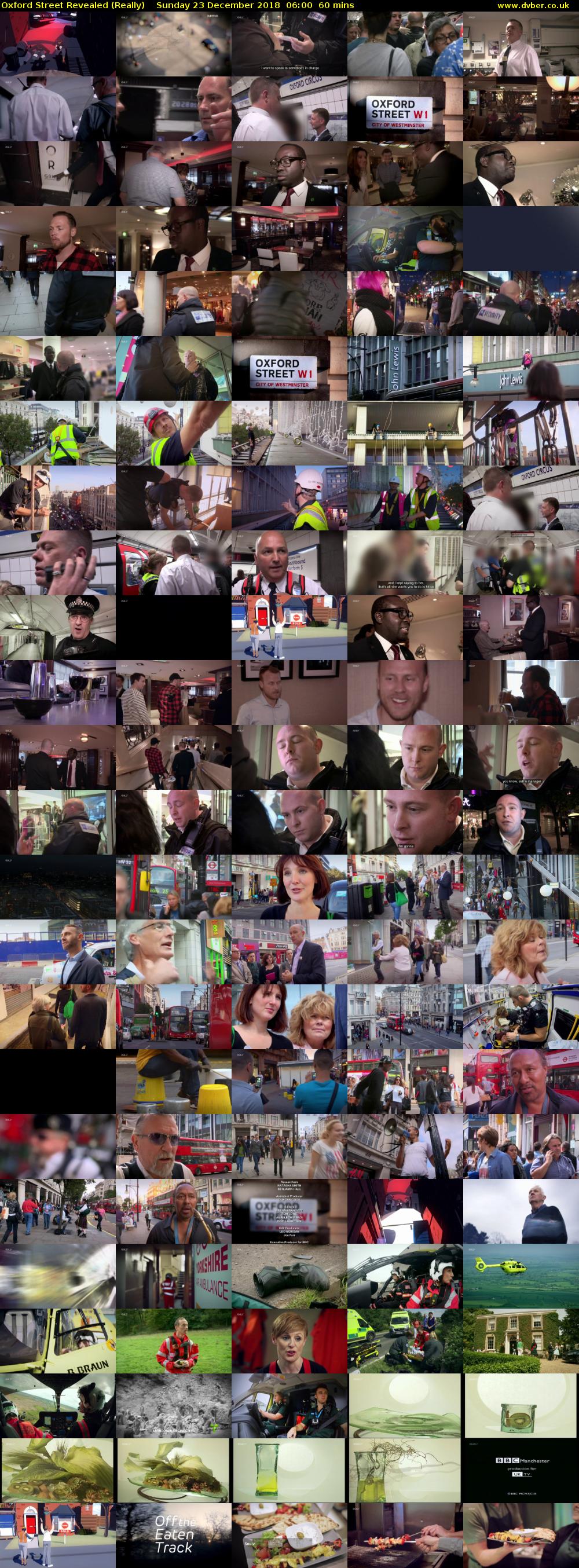 Oxford Street Revealed (Really) Sunday 23 December 2018 06:00 - 07:00