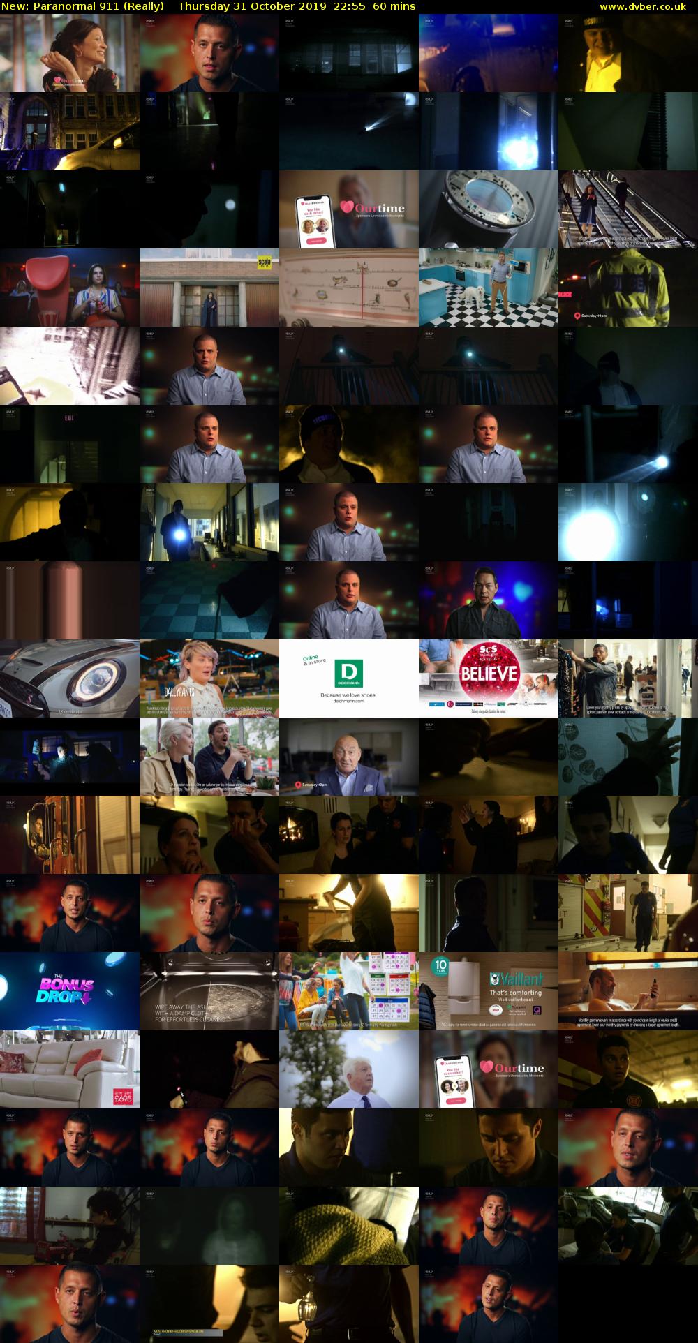 Paranormal 911 (Really) Thursday 31 October 2019 22:55 - 23:55