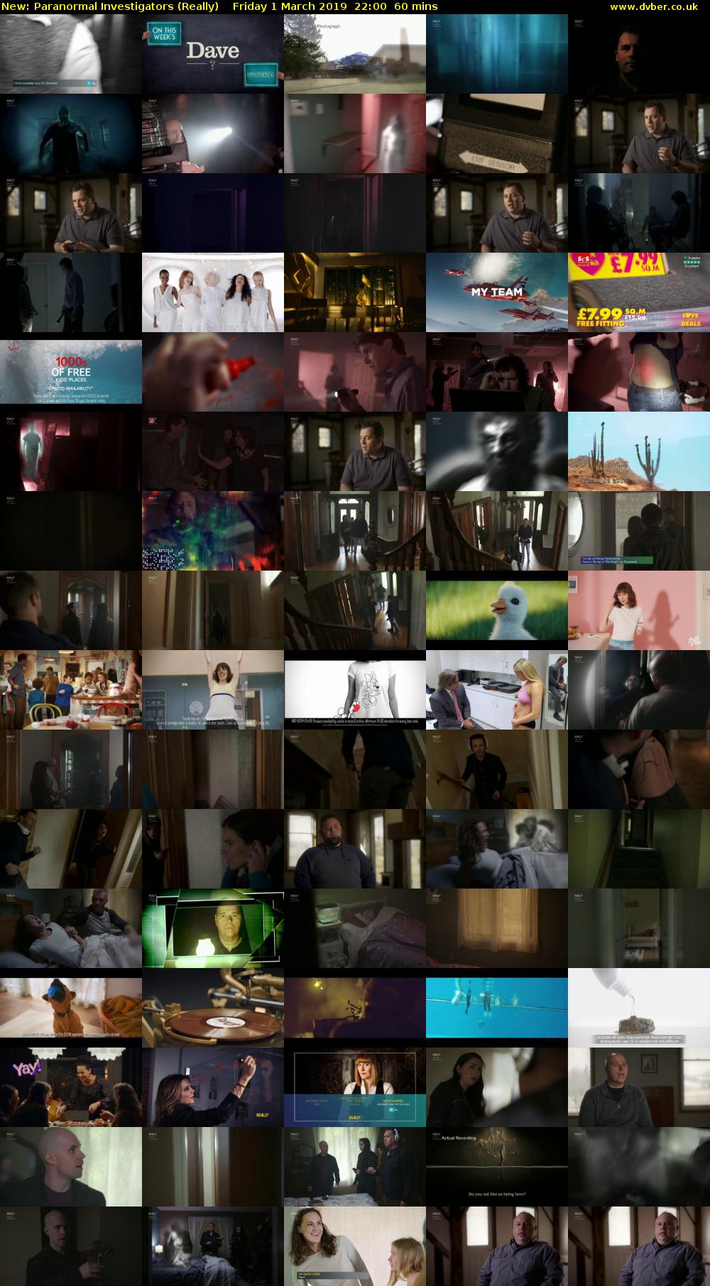 Paranormal Investigators (Really) Friday 1 March 2019 22:00 - 23:00