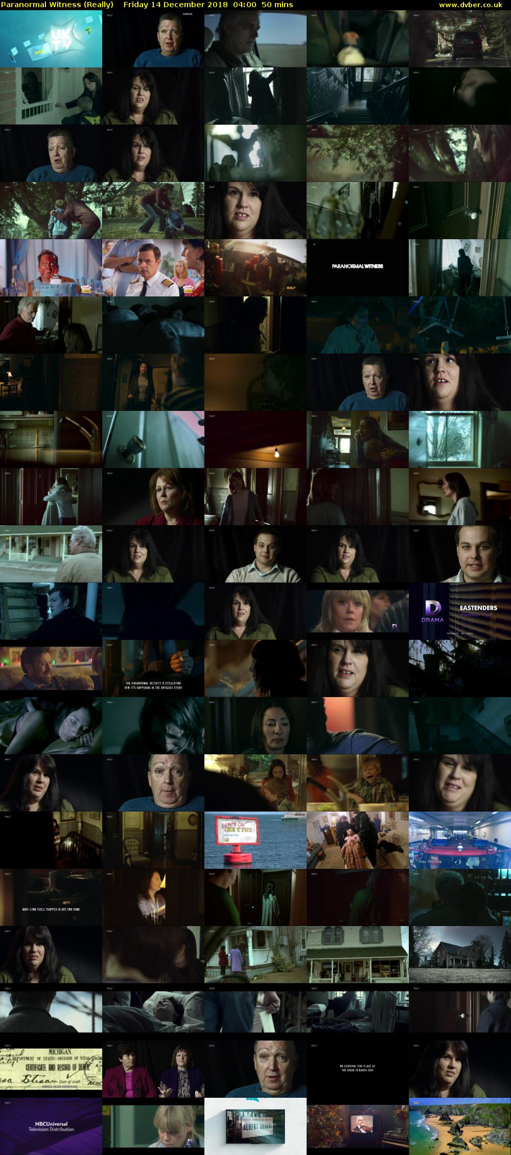 Paranormal Witness (Really) Friday 14 December 2018 04:00 - 04:50