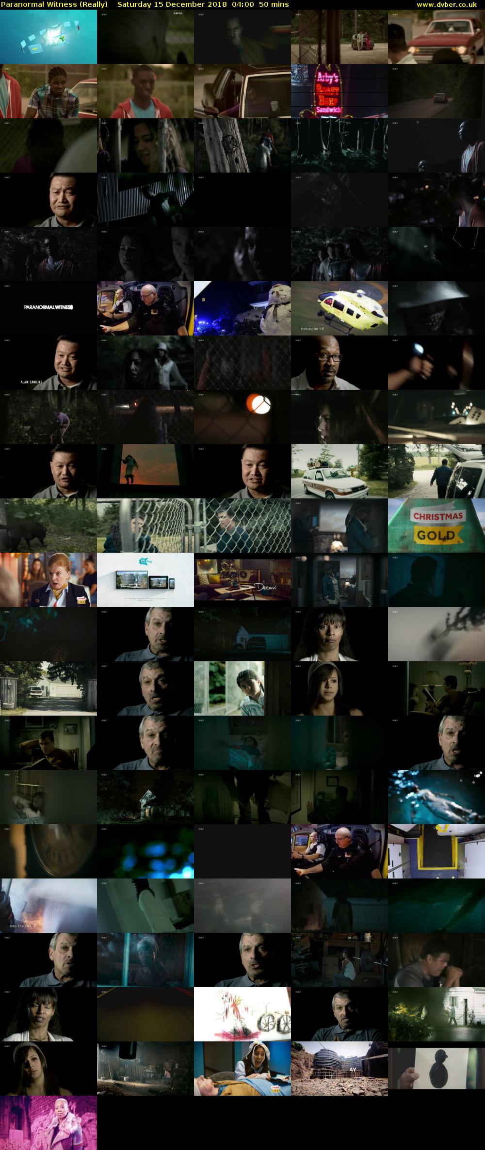 Paranormal Witness (Really) Saturday 15 December 2018 04:00 - 04:50