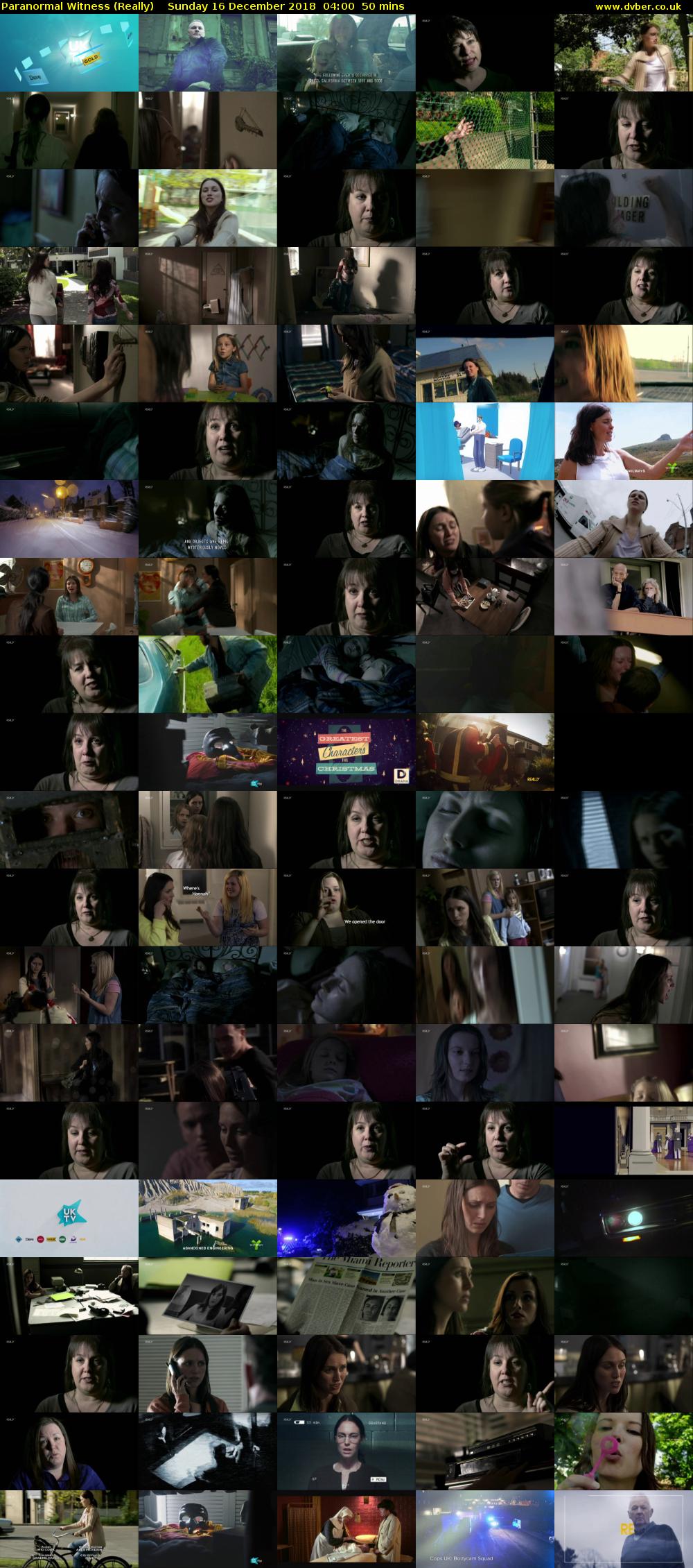 Paranormal Witness (Really) Sunday 16 December 2018 04:00 - 04:50