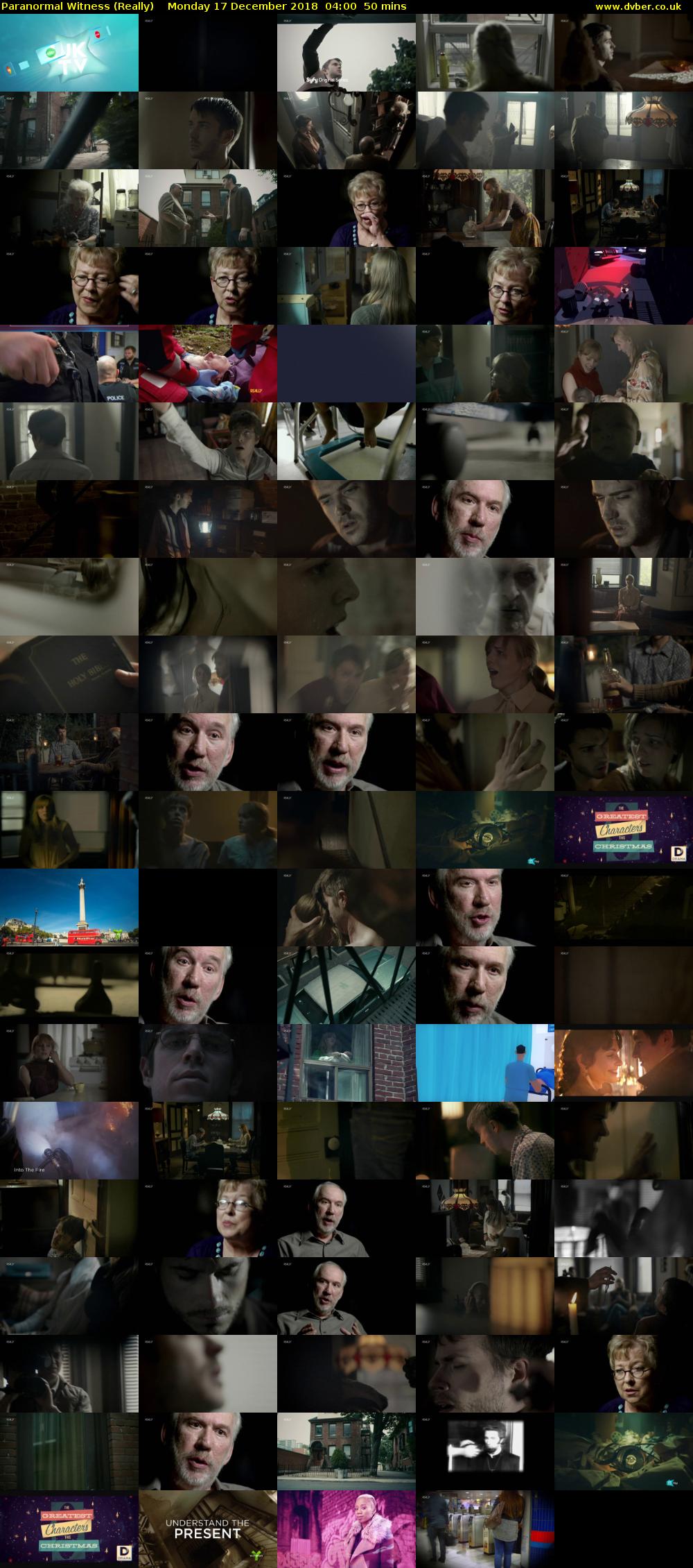 Paranormal Witness (Really) Monday 17 December 2018 04:00 - 04:50