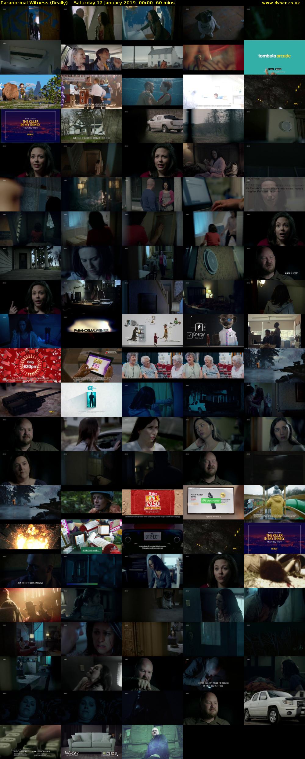 Paranormal Witness (Really) Saturday 12 January 2019 00:00 - 01:00