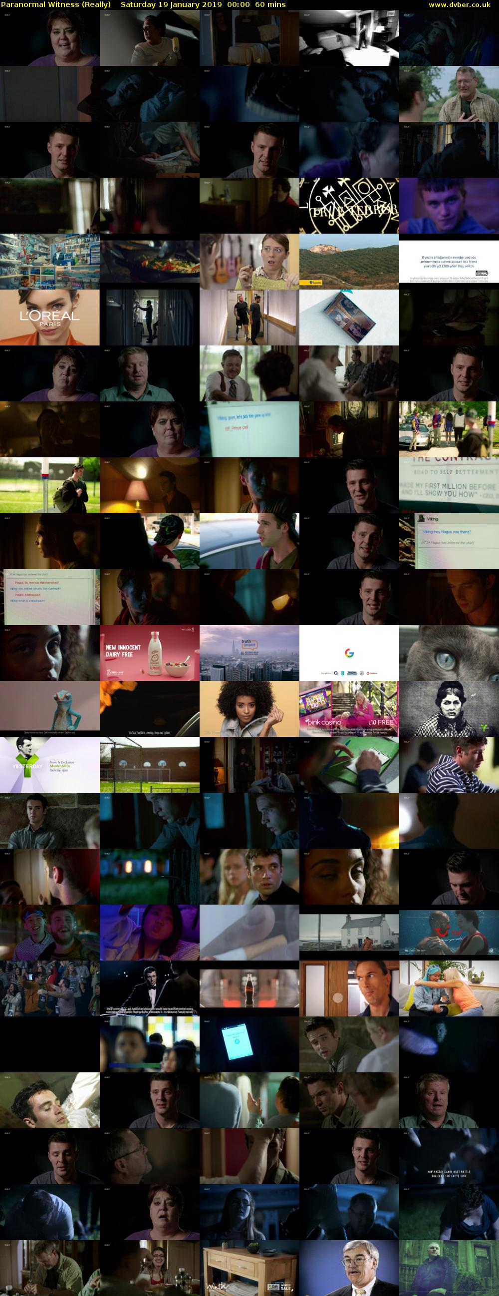 Paranormal Witness (Really) Saturday 19 January 2019 00:00 - 01:00